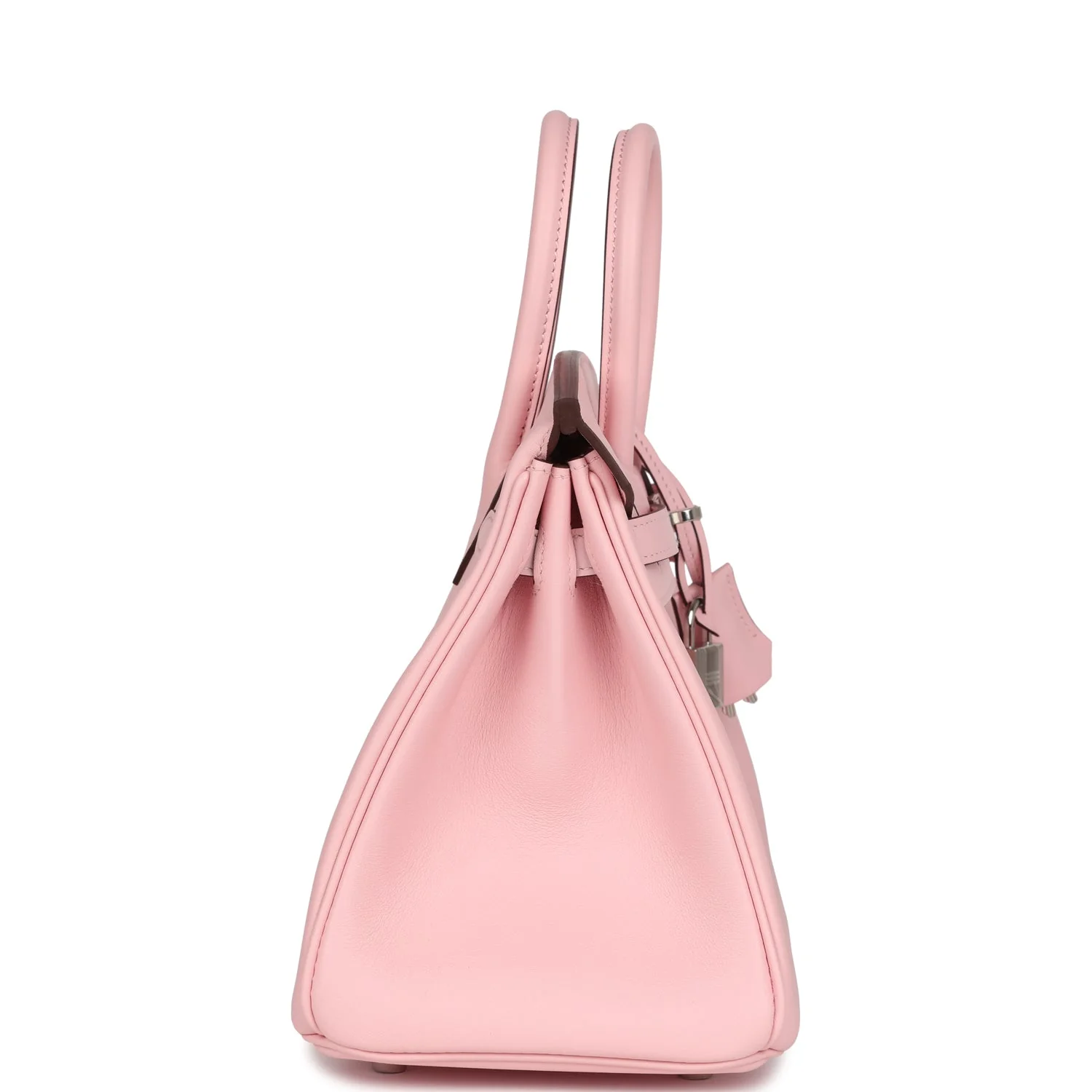 Replicate Hermes Birkin 25 Rose Sakura Swift Palladium Hardware(1:1 replica)