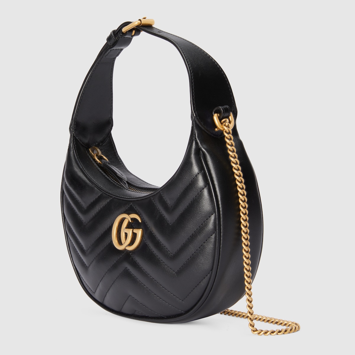 Replicate GG Marmont Half-Moon-Shaped Mini Bag(1:1 replica)