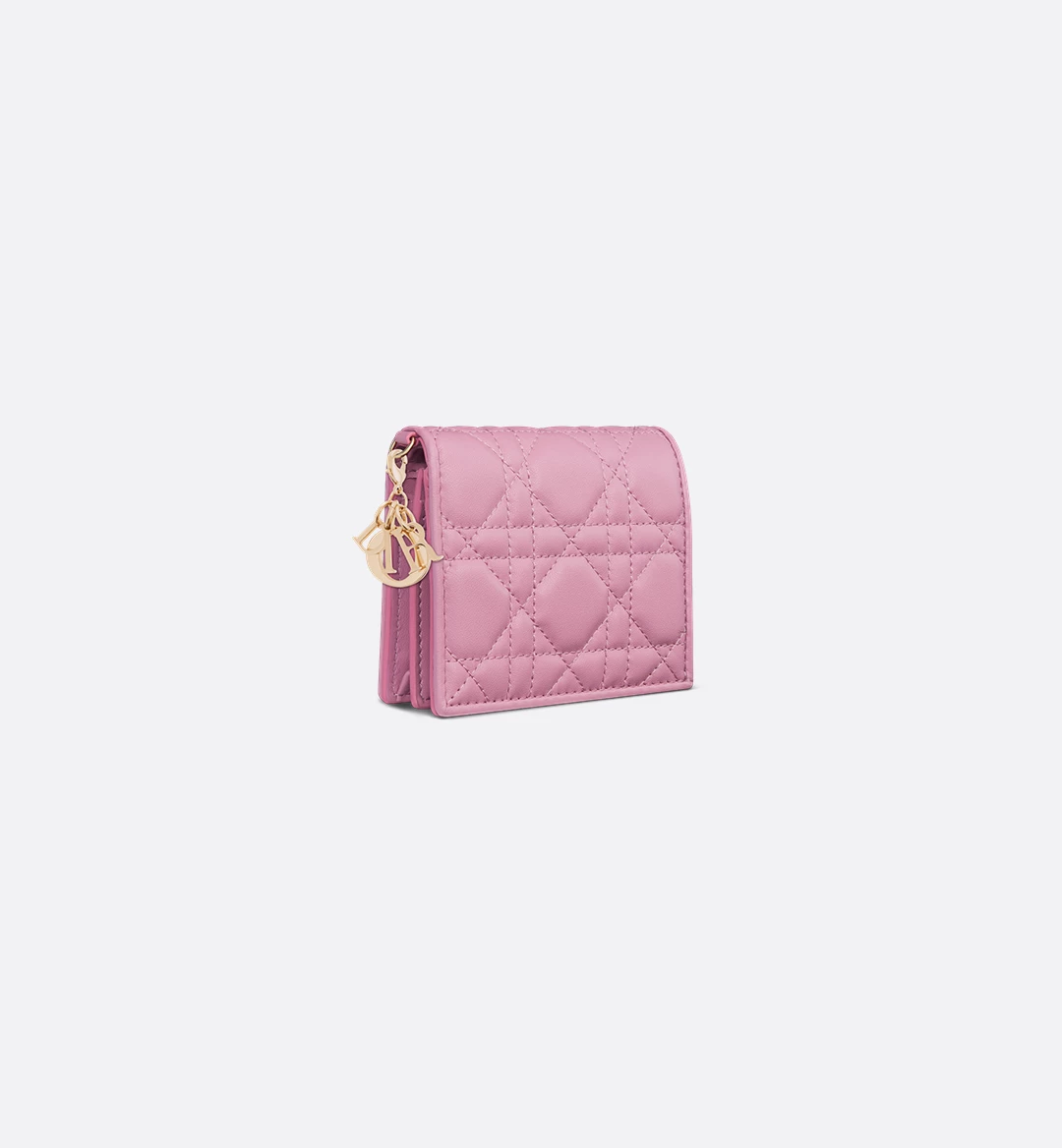 Replicate Mini Lady Dior Gardenia Wallet(1:1 replica)
