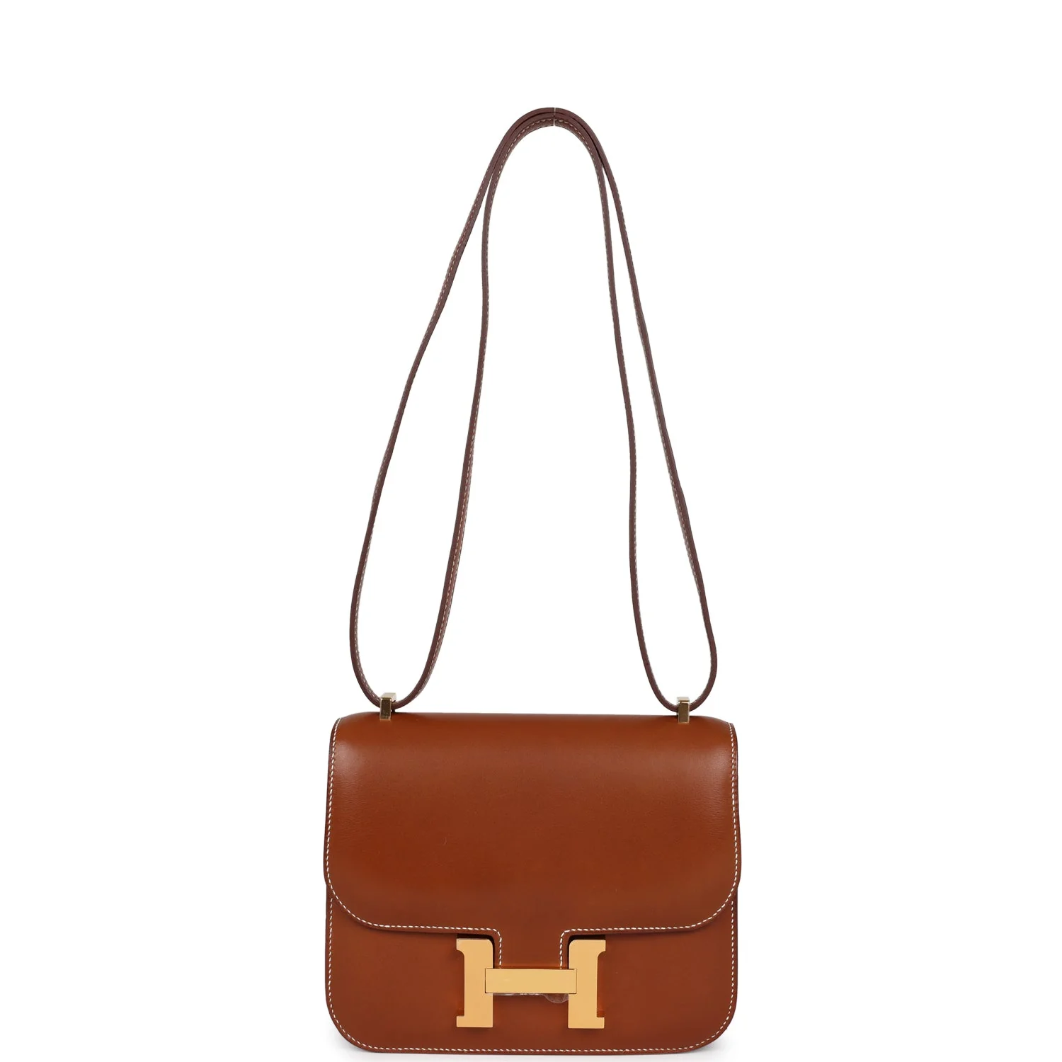 Replicate Hermes Constance 18 Fauve Barenia Gold Hardware(1:1 replica)