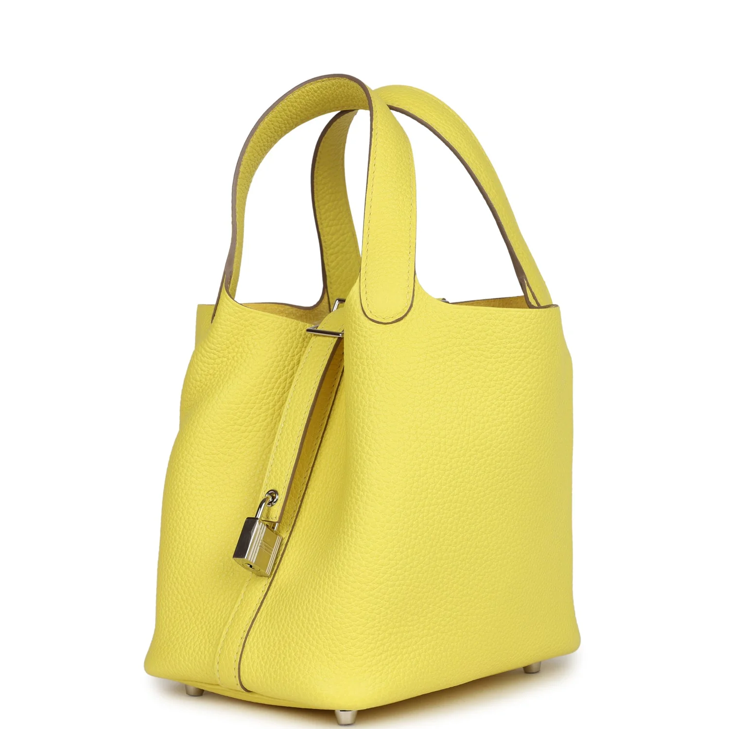 Replicate Hermes Picotin Lock 18 Lime Clemence Palladium Hardware(1:1 replica)