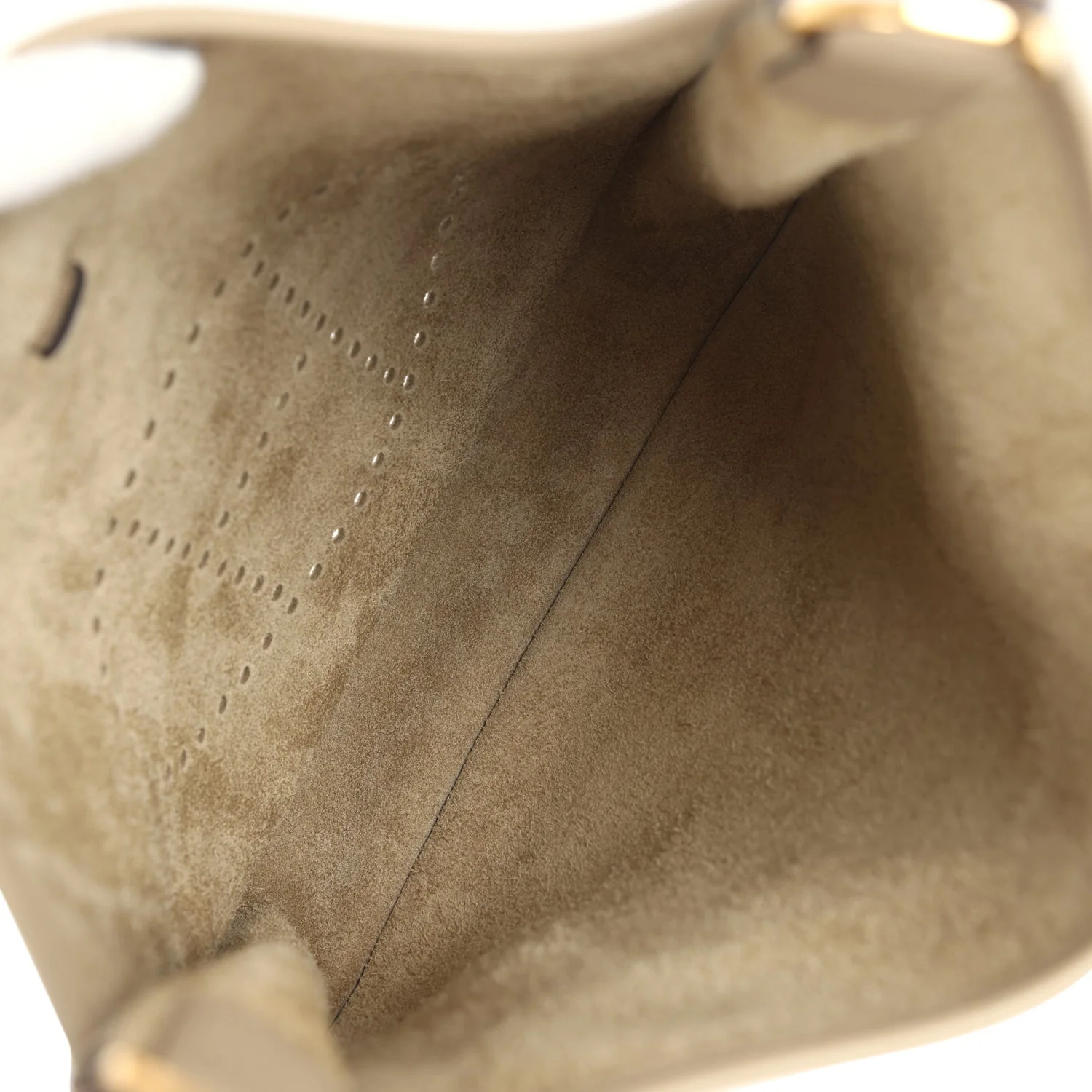 Replicate Hermes Evelyne III PM Beige Marfa Clemence Gold Hardware(1:1 replica)