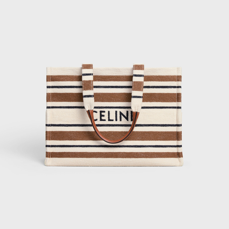 Replicate LARGE CABAS THAIS IN STRIPED TEXTILE WITH CELINE JACQUARD MULTICOLOR(1:1 replica)