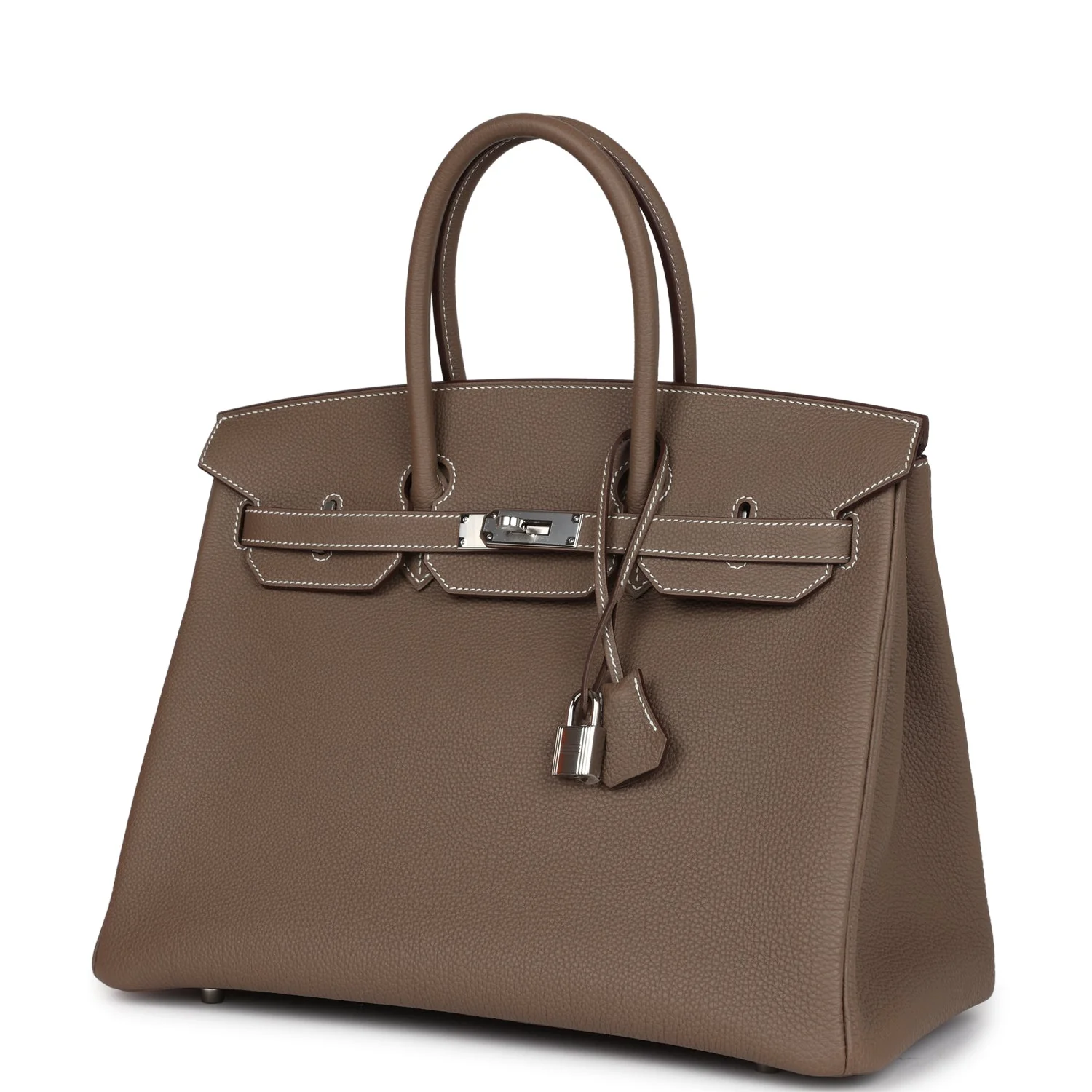 Replicate Hermes Birkin 35 Etoupe Togo Palladium Hardware(1:1 replica)