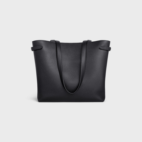 Replicate MEDIUM CABAS ANAÏS CUIR TRIOMPHE IN GRAINED CALFSKIN BLACK(1:1 replica)