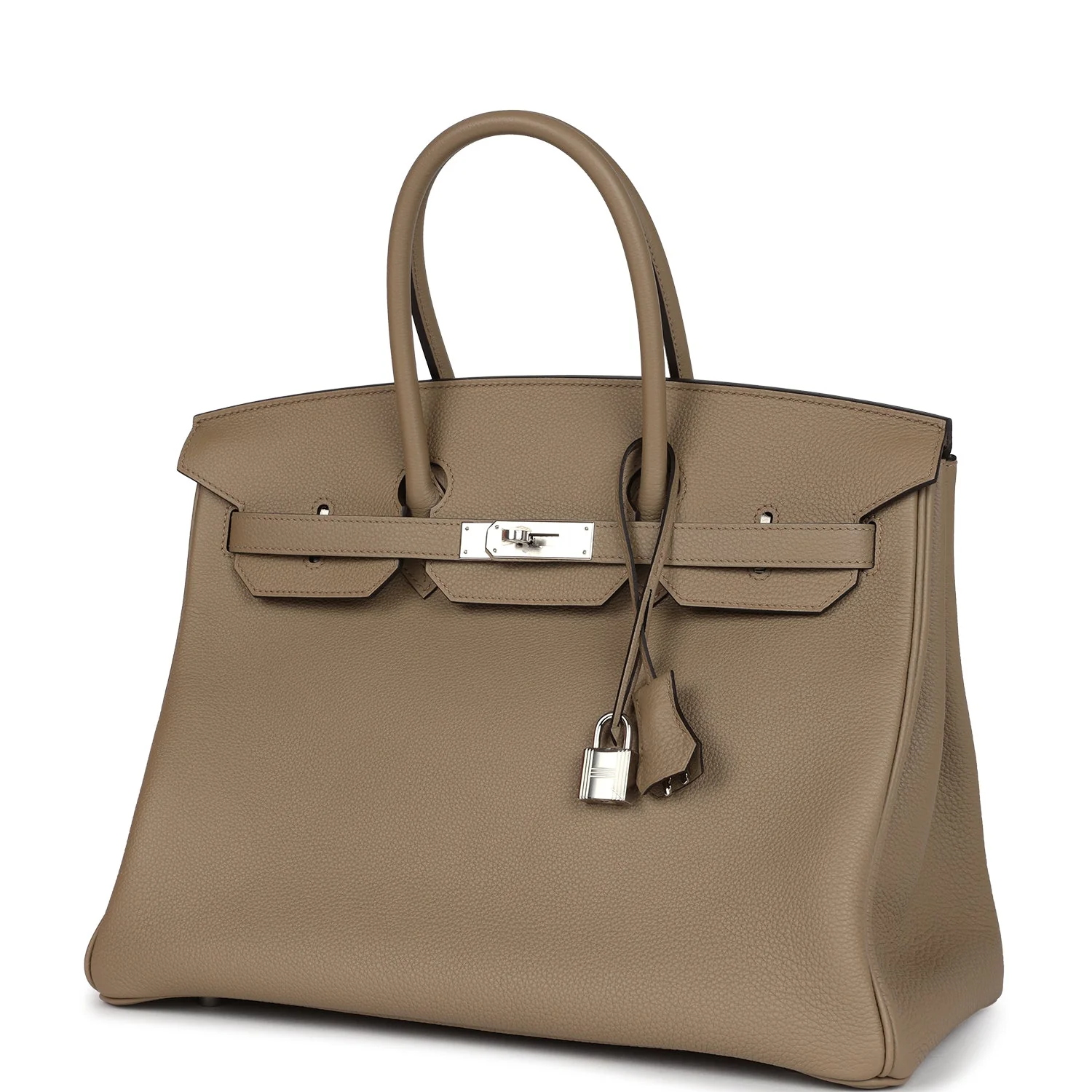 Replicate Hermes Birkin 35 Beige Marfa Togo Palladium Hardware(1:1 replica)