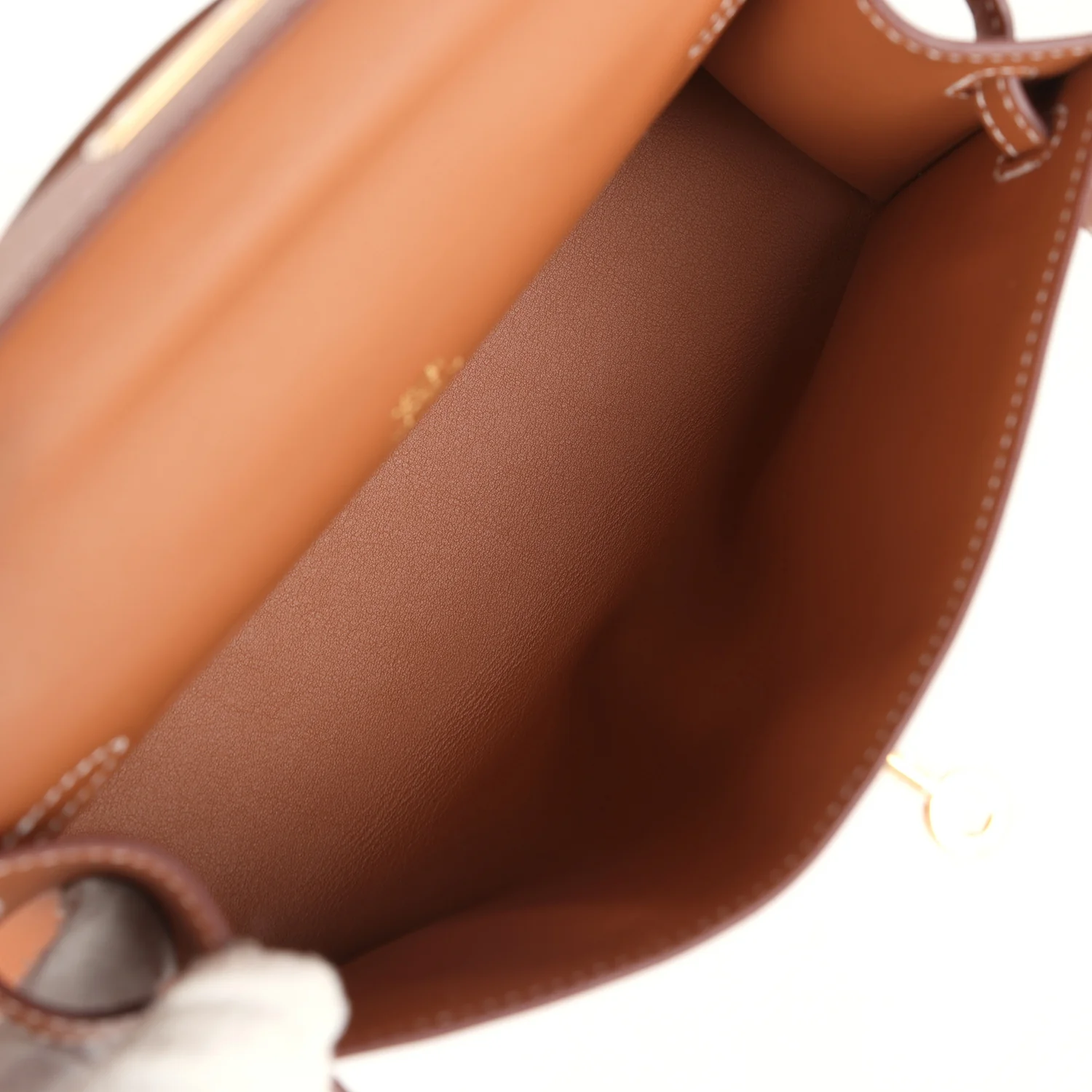 Replicate Hermes Kelly Pochette Gold Swift Gold Hardware(1:1 replica)