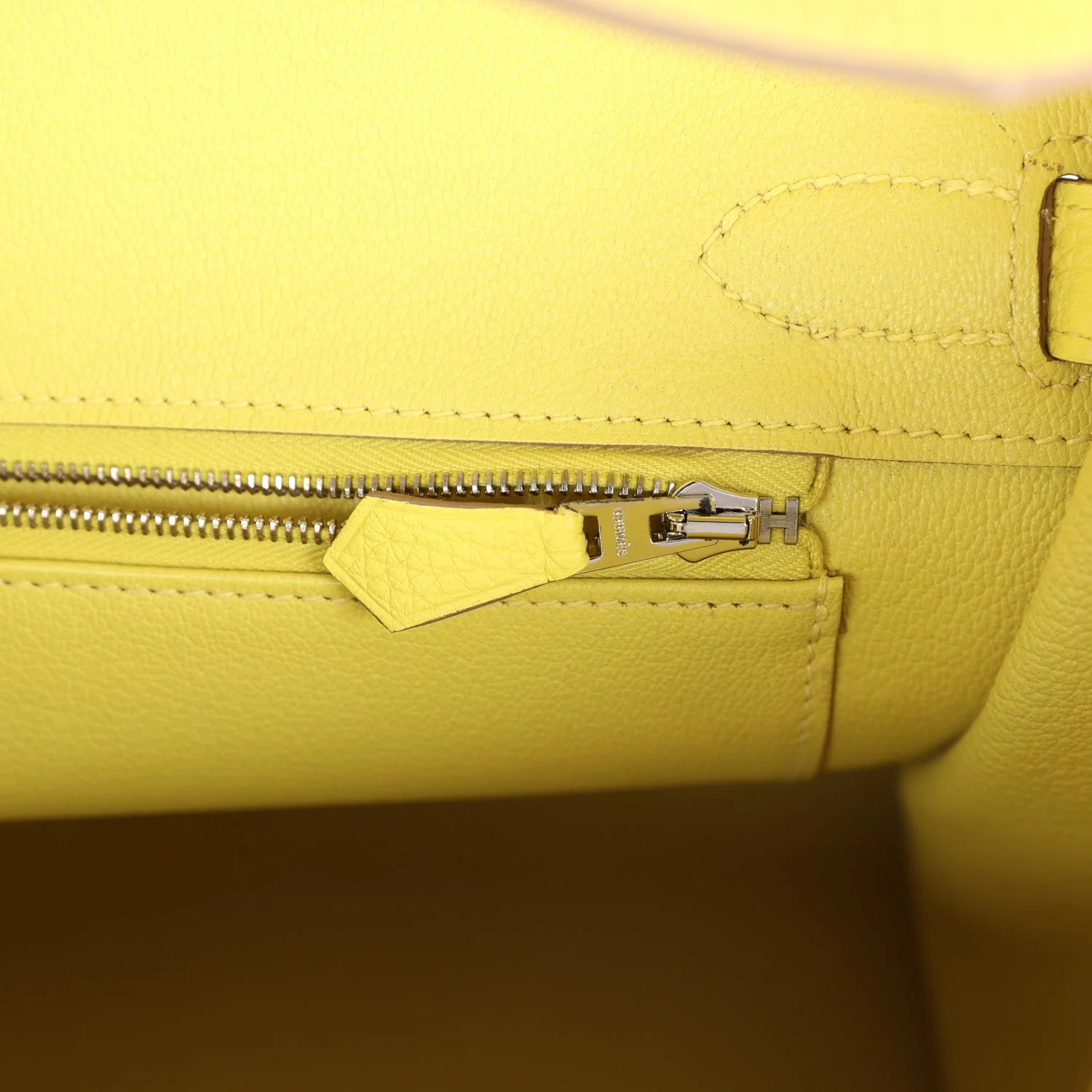 Replicate Hermes Birkin 30 Lime Clemence Palladium Hardware(1:1 replica)