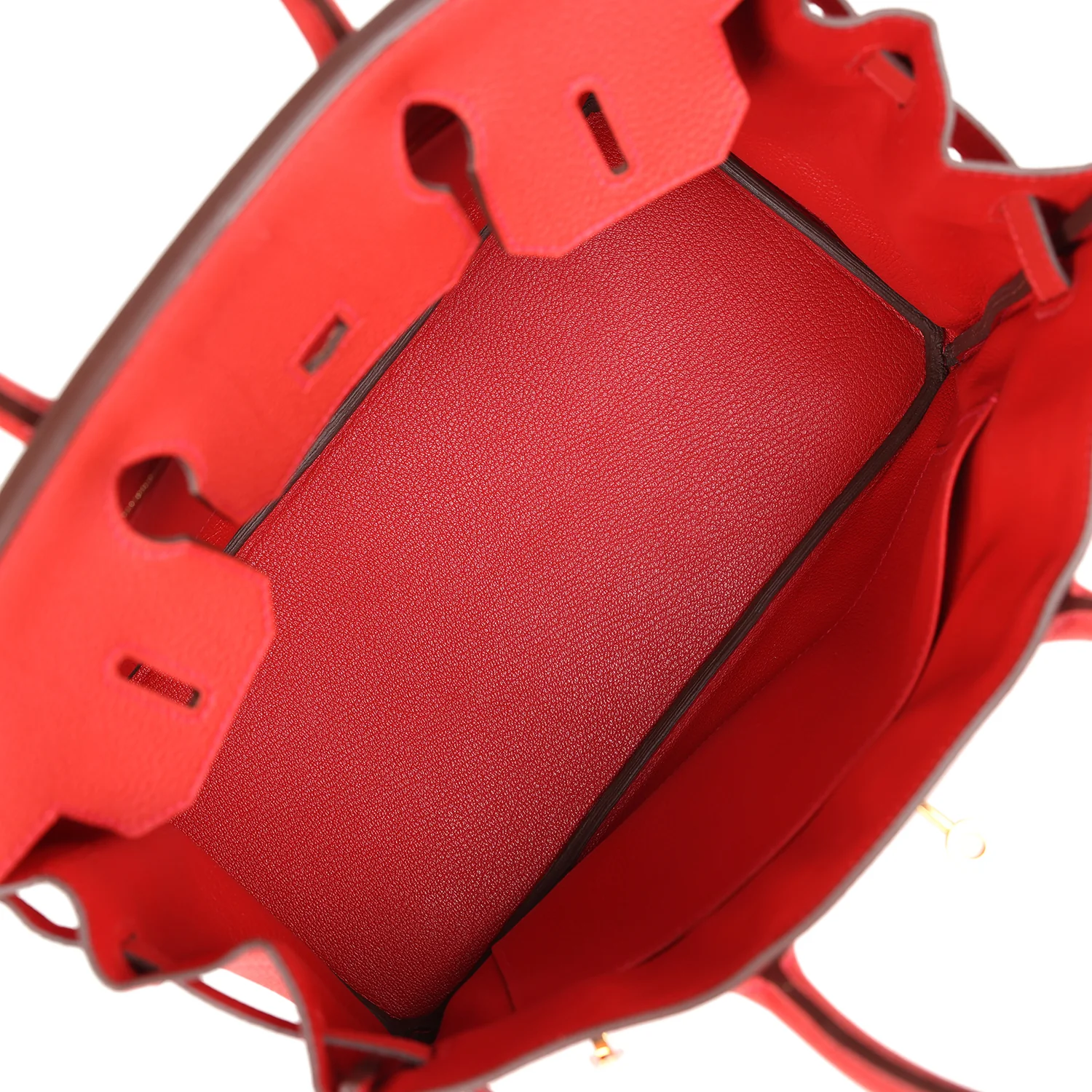 Replicate Hermes Birkin 30 Geranium Togo Gold Hardware(1:1 replica)