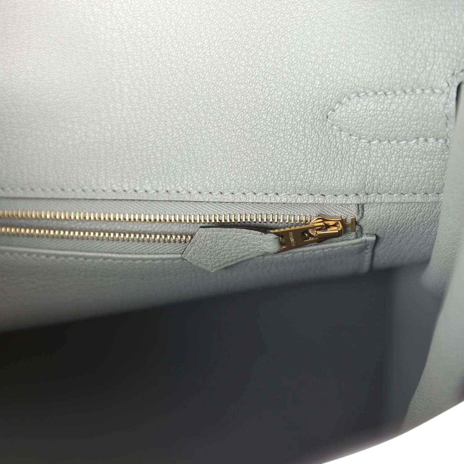 Replicate Hermes Birkin 35 Gris Mouette Togo Gold Hardware(1:1 replica)