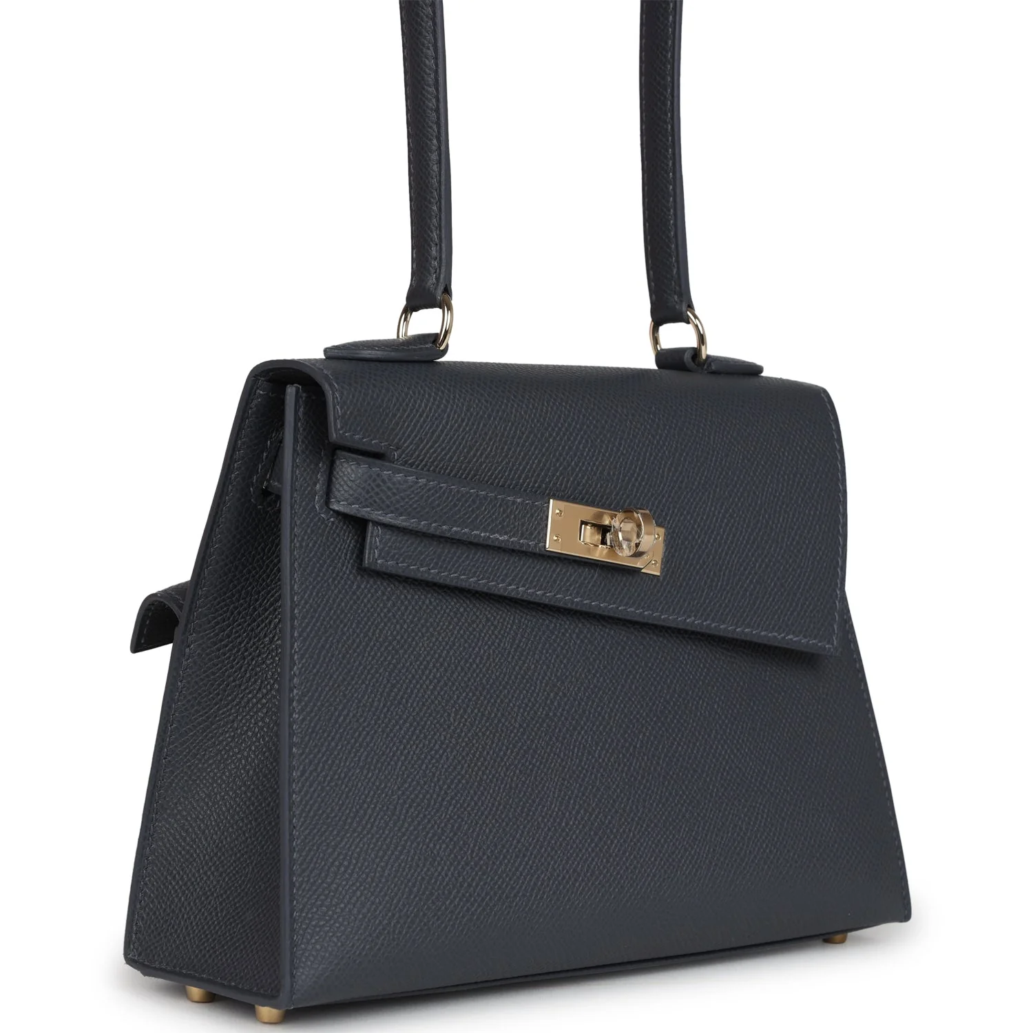 Replicate Hermes Kelly Sellier En Desordre 20 Ardoise Epsom Permabrass Hardware(1:1 replica)