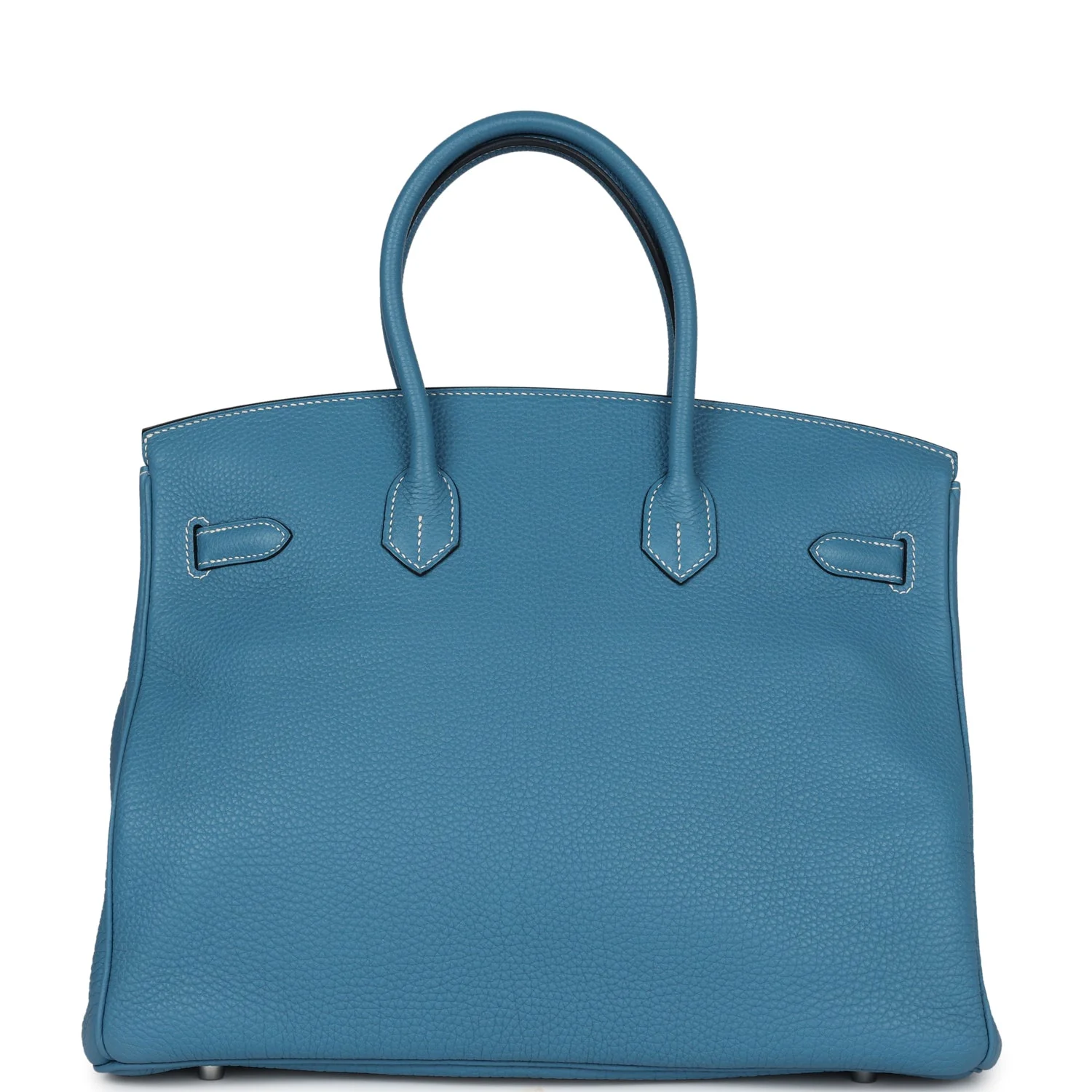 Replicate Hermes Birkin 35 Blue Jean Togo Palladium Hardware(1:1 replica)