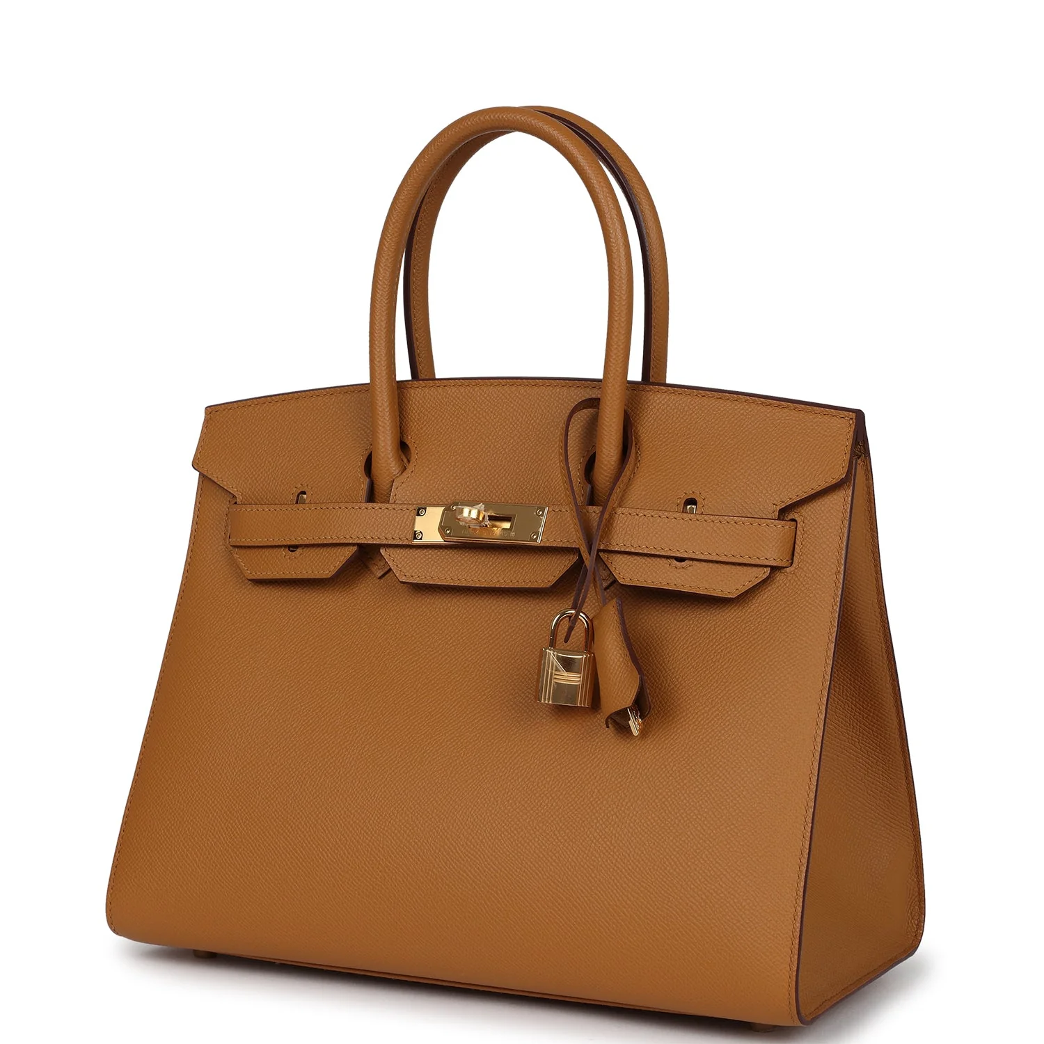 Replicate Hermes Birkin Sellier 30 Sesame Epsom Gold Hardware(1:1 replica)