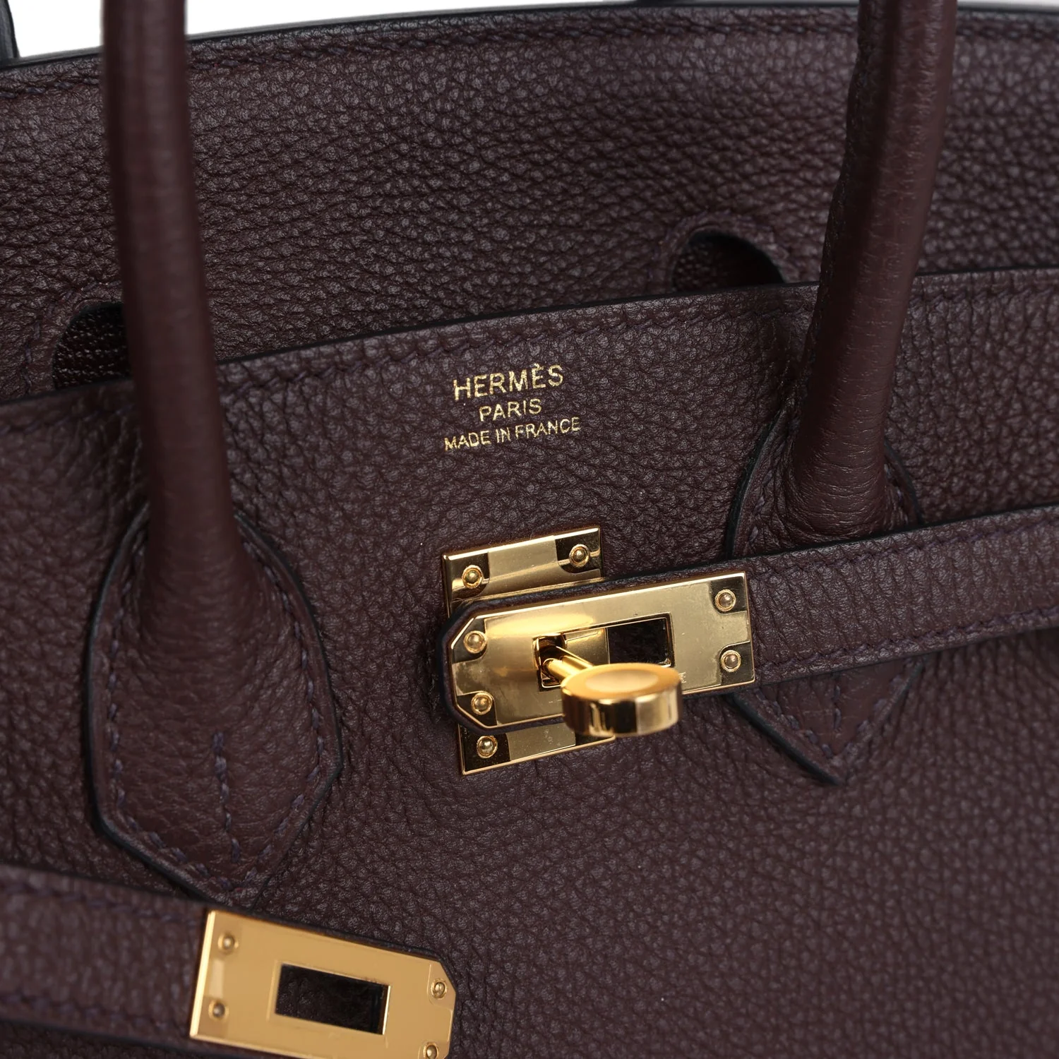 Replicate Hermes Birkin 25 Rouge Sellier Togo Gold Hardware(1:1 replica)