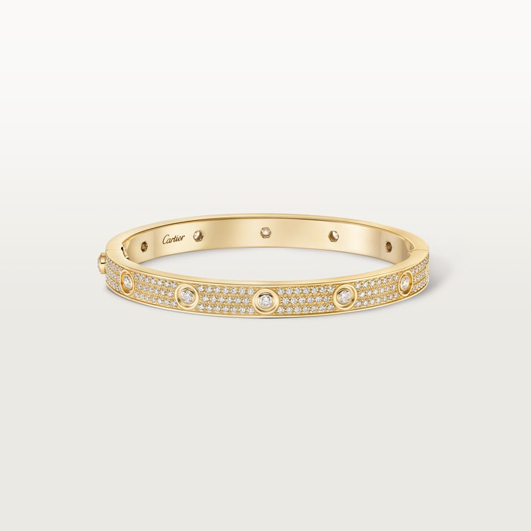 Replicate LOVE bracelet, classic model, paved, 12 diamonds(1:1 replica)