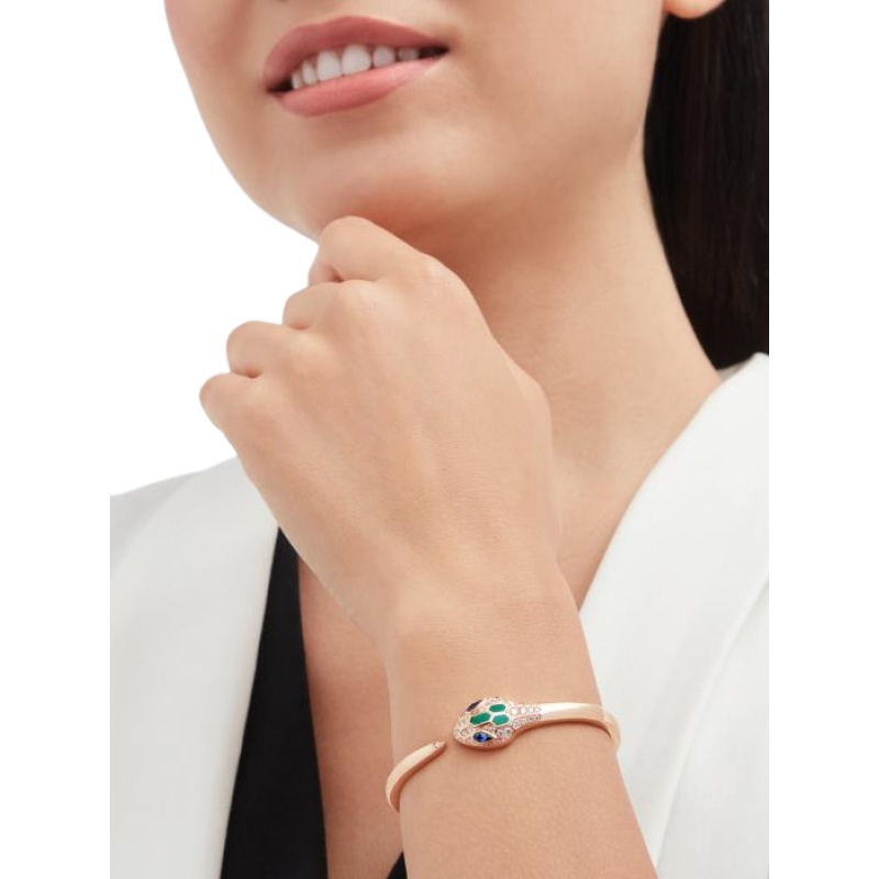 Replicate Serpenti Seduttori gilded snake bracelet(1:1 replica)