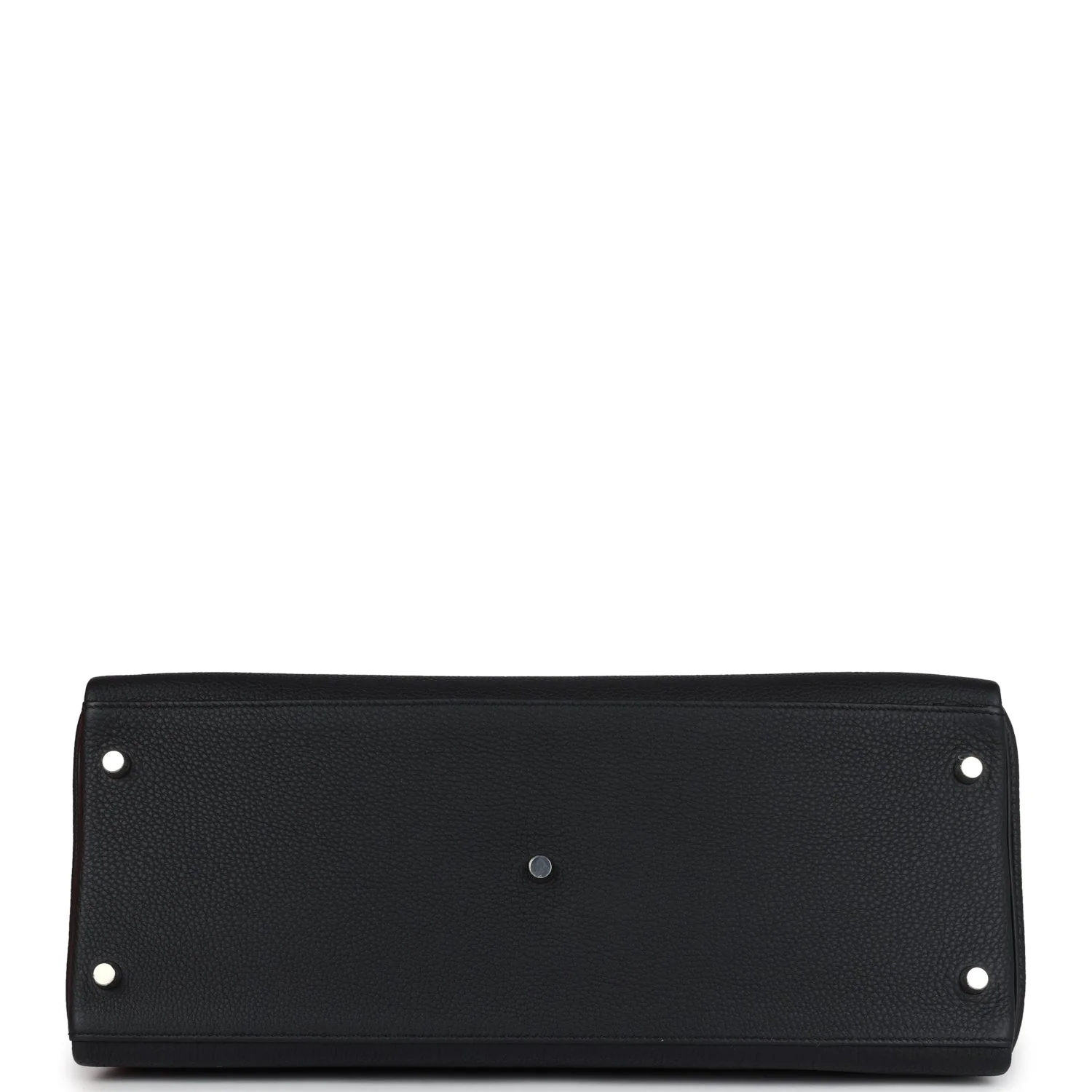 Replicate Hermes Kelly 42 Maxi Black Togo Palladium Hardware(1:1 replica)