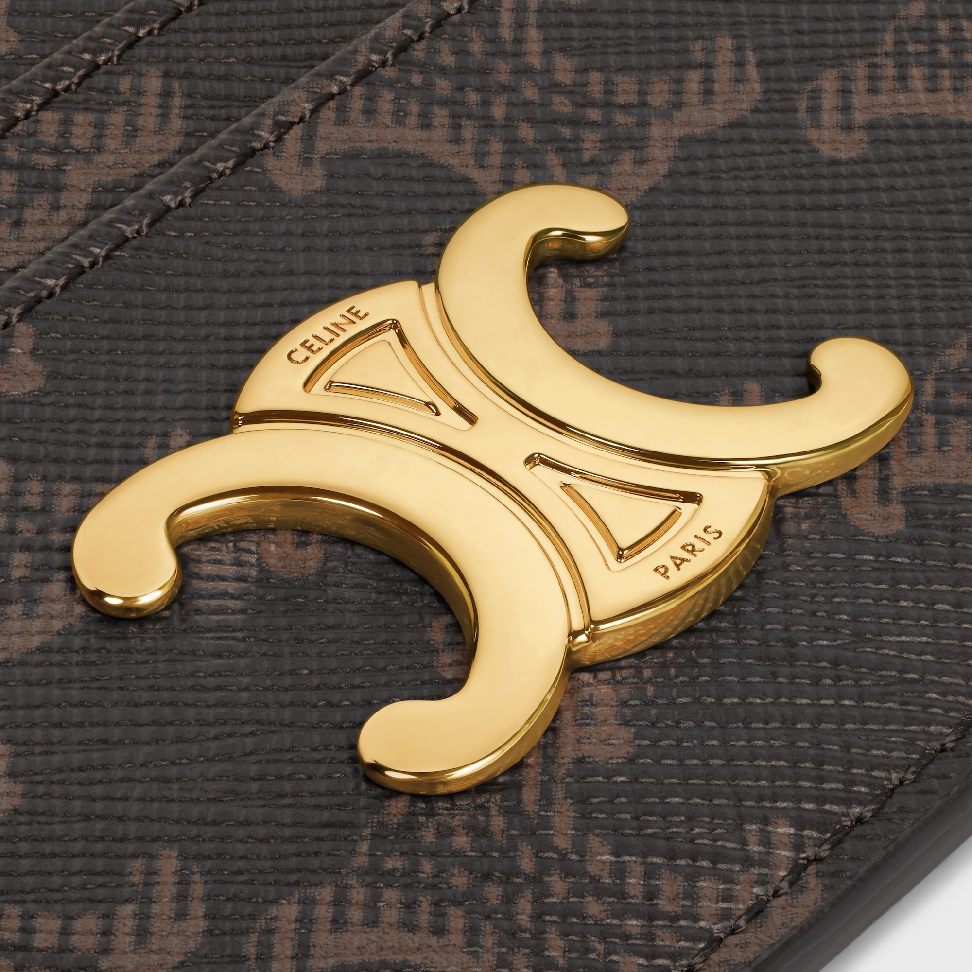 Replicate CARD HOLDER TRIOMPHE IN TRIOMPHE CANVAS TAN(1:1 replica)