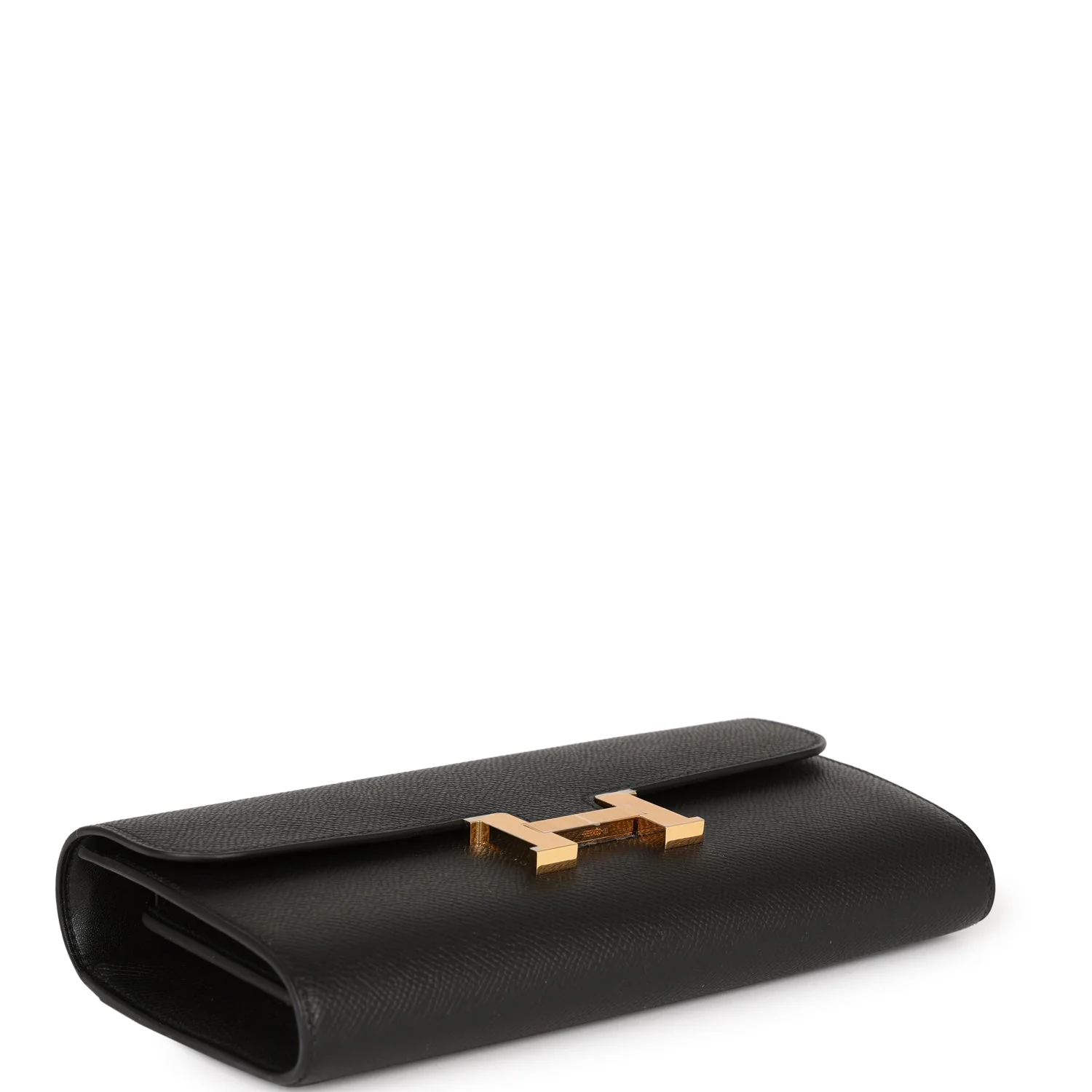 Replicate Hermes Constance Wallet To Go Black Epsom Gold Hardware(1:1 replica)
