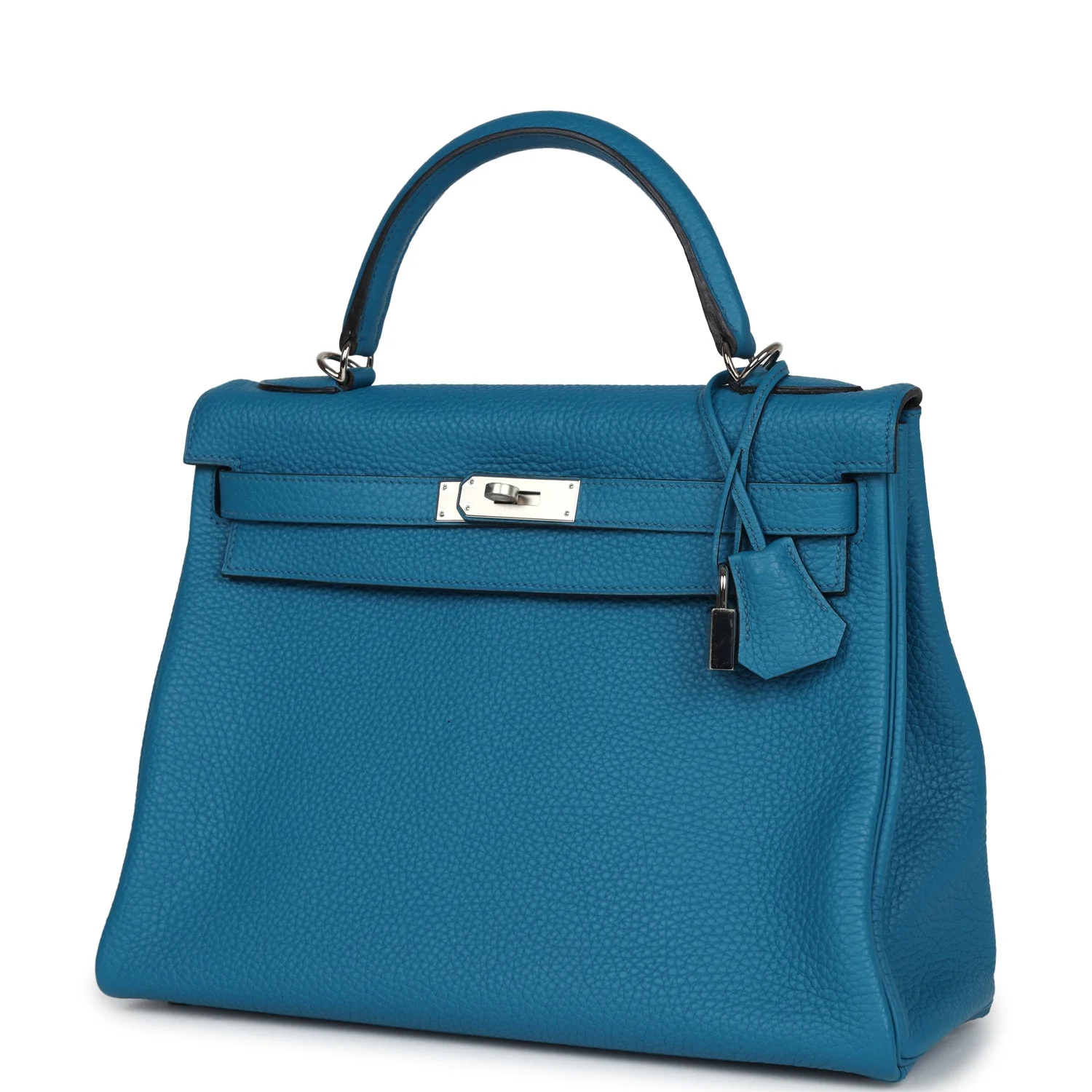 Replicate Hermes Kelly Retourne 32 Cobalt Clemence Palladium Hardware(1:1 replica)