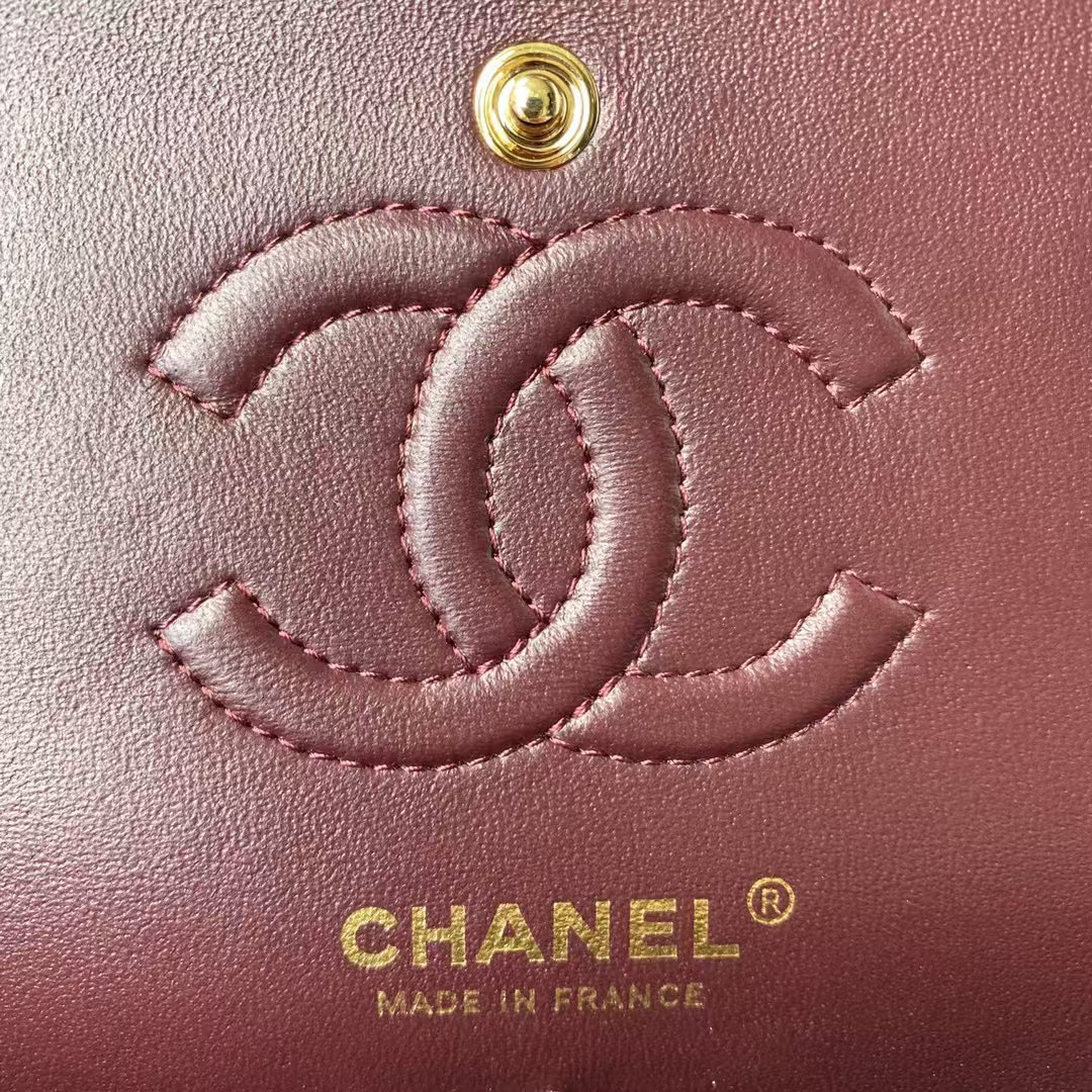 Replicate Chanel Small Classic Handbag Caviar Gold Hardware(1:1 replica)