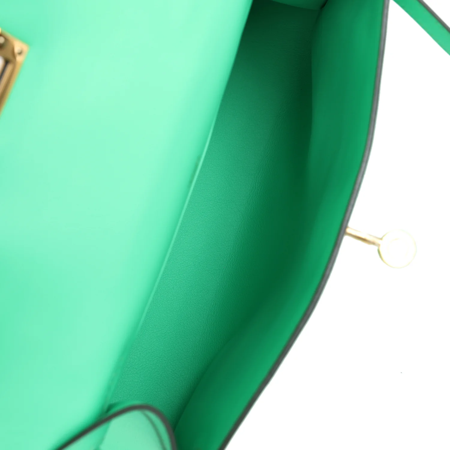 Replicate Hermes Kelly Pochette Vert Comics Swift Gold Hardware(1:1 replica)