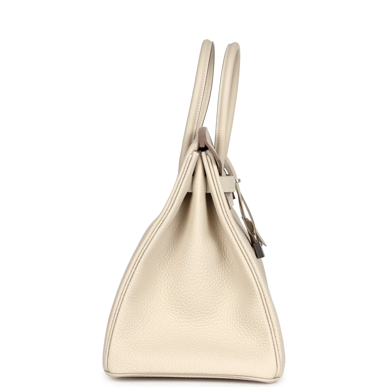 Replicate Hermes Birkin 35 Craie Togo Palladium Hardware(1:1 replica)