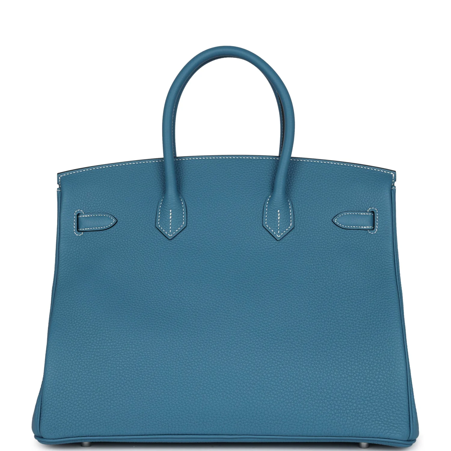 Replicate Hermes Birkin 35 Blue Jean Togo Palladium Hardware(1:1 replica)