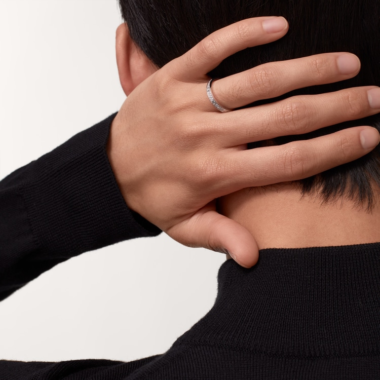 Replicate LOVE ring, mini model, paved(1:1 replica)