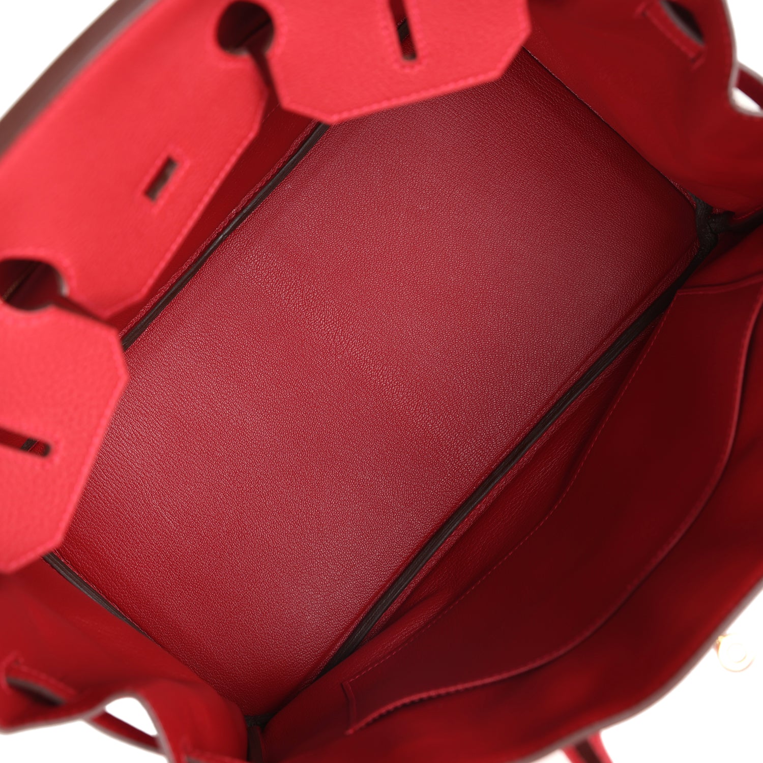 Replicate Hermes Birkin 35 Rouge Casaque Togo Gold Hardware(1:1 replica)