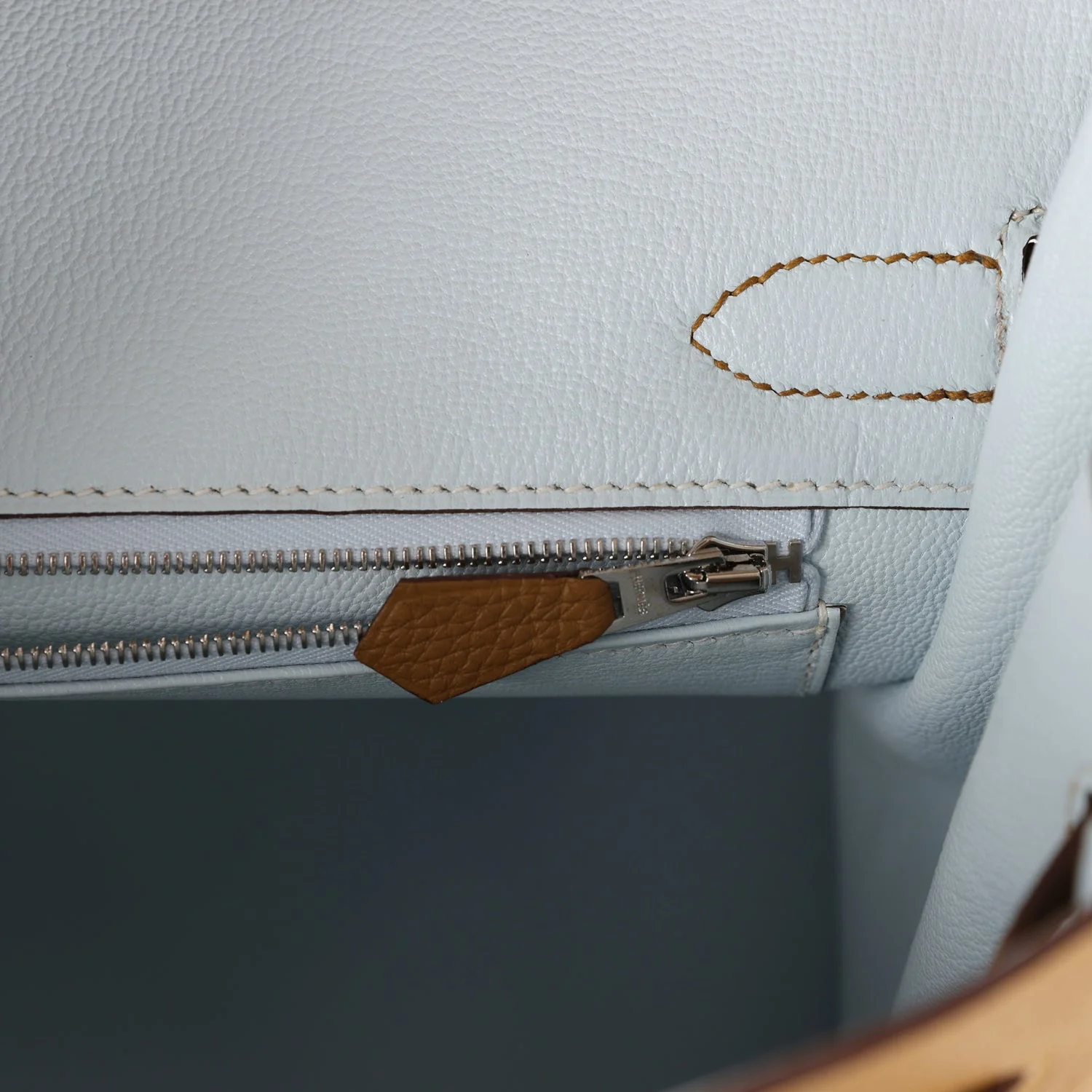 Replicate Hermes Birkin 30 Bronze D'Or Verso Togo Palladium Hardware(1:1 replica)