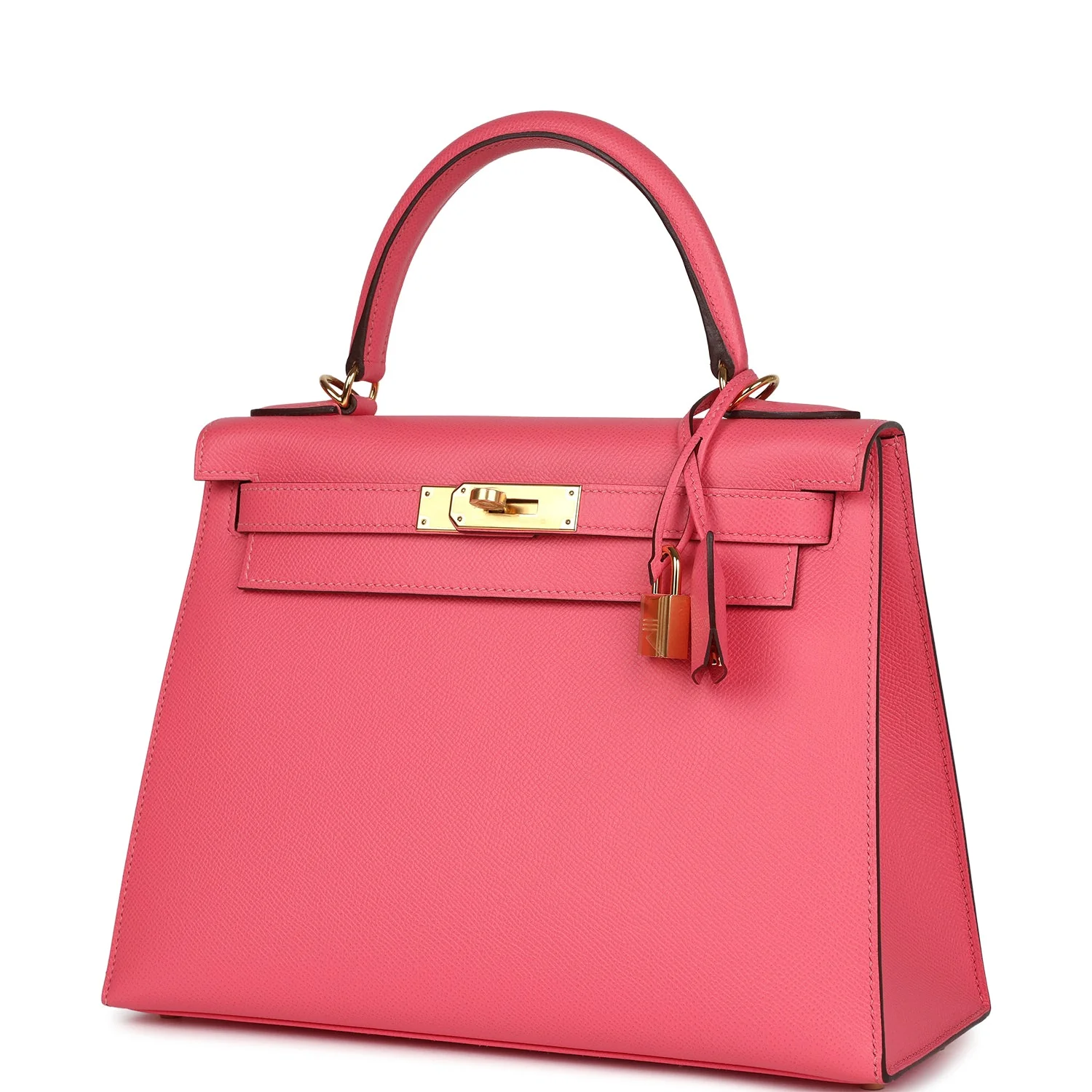 Replicate Hermes Kelly Sellier 28 Rose Azalee Epsom Gold Hardware(1:1 replica)