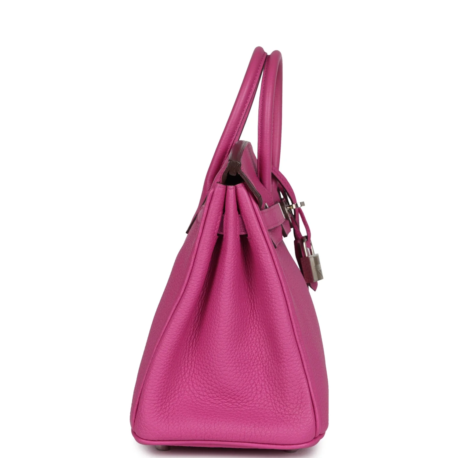 Replicate Hermes Birkin 25 Rose Pourpre Togo Palladium Hardware(1:1 replica)