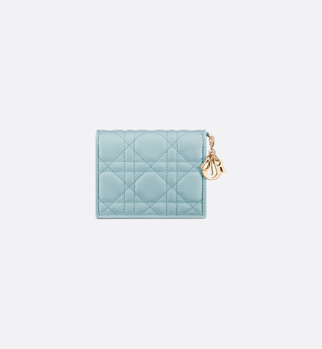 Replicate Mini Lady Dior Gardenia Wallet(1:1 replica)