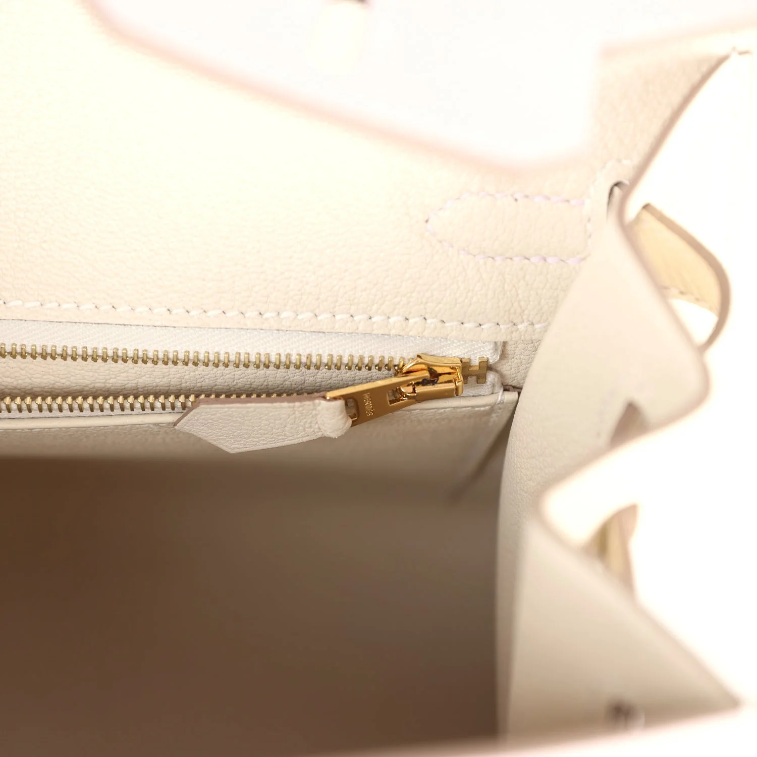 Replicate Hermes Special Order (HSS) Birkin Sellier 25 Mauve Pale and Craie Epsom Brushed Gold Hardware(1:1 replica)