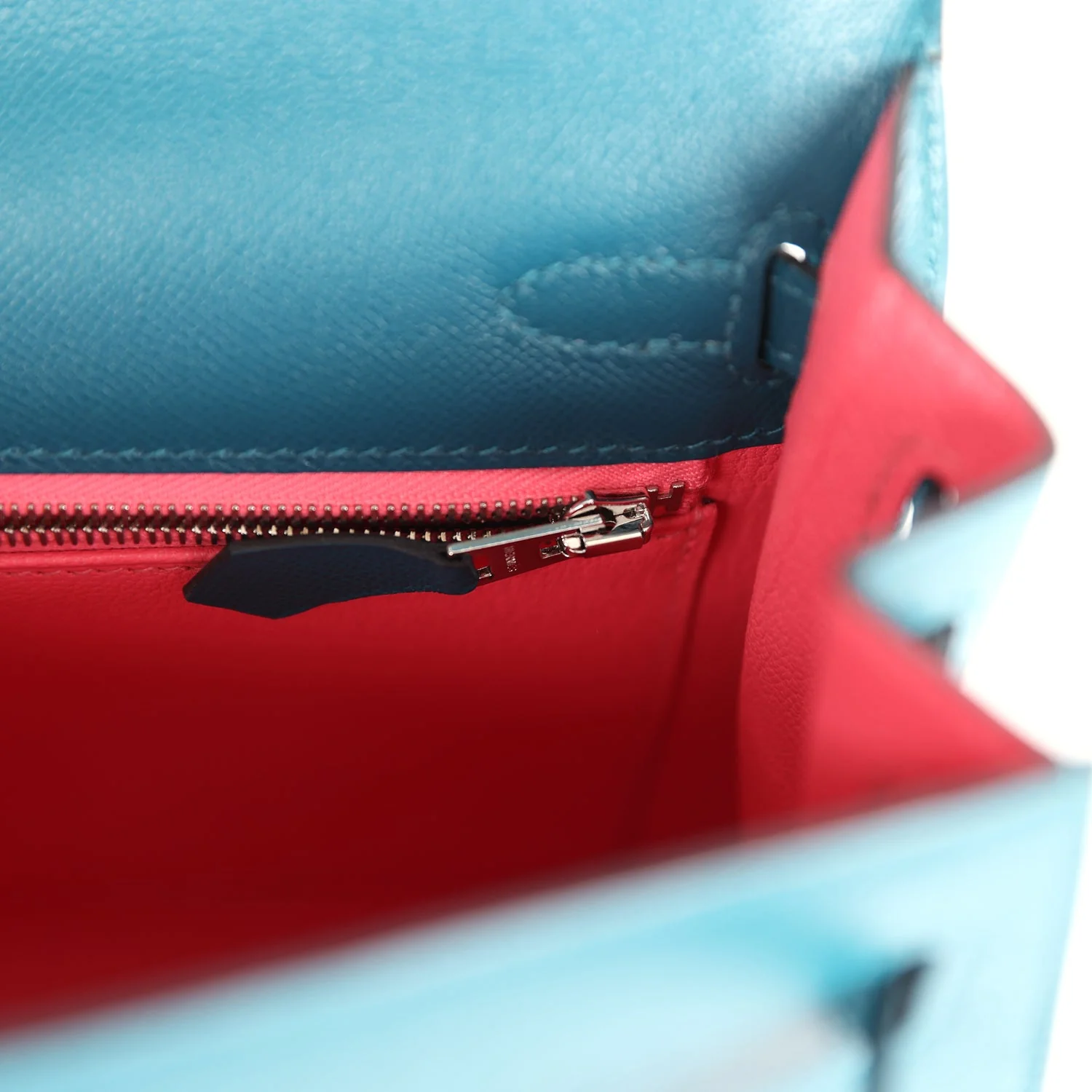 Replicate Hermes Kelly Sellier 25 Vert Bosphore Verso Madame Palladium Hardware(1:1 replica)