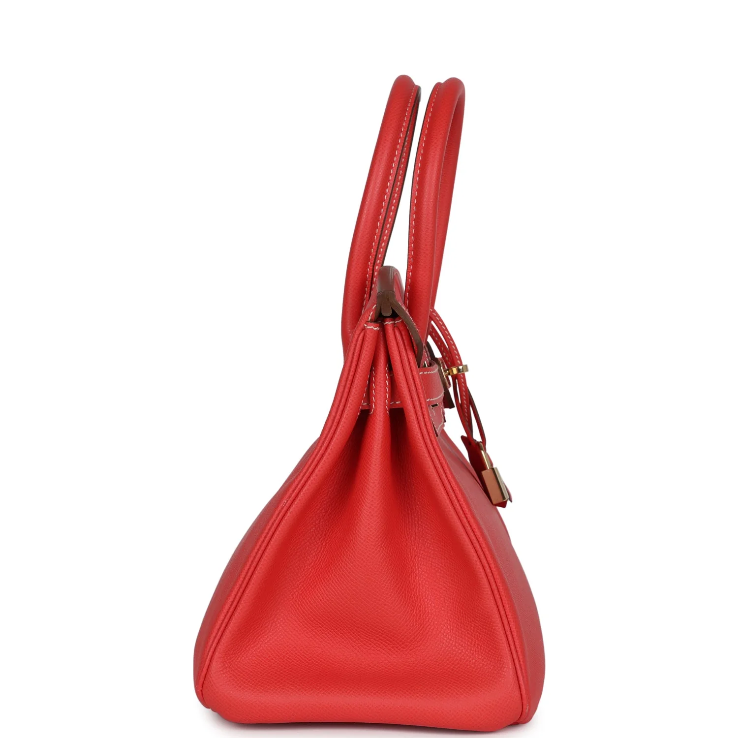 Replicate Hermes Birkin 30 Rose Jaipur Candy Epsom Permabrass Hardware(1:1 replica)