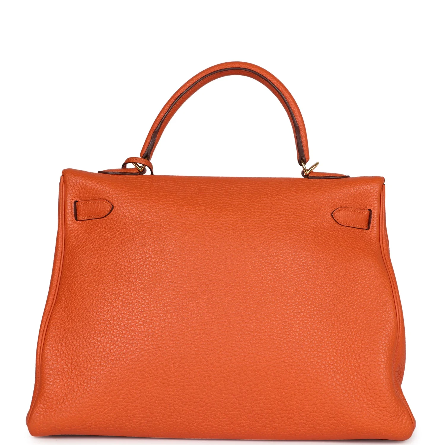 Replicate Hermes Kelly Retourne 35 Orange Togo Gold Hardware(1:1 replica)