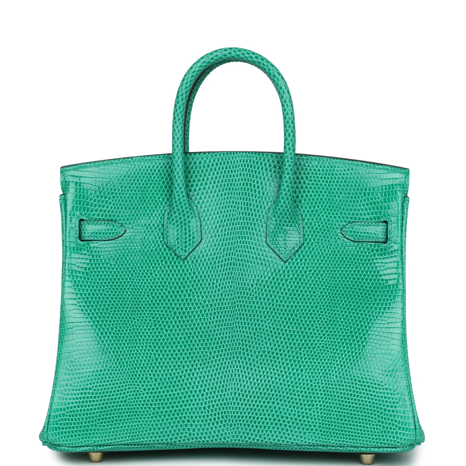 Replicate Hermes Birkin 25 Menthe Varanus Niloticus Lizard Gold Hardware(1:1 replica)