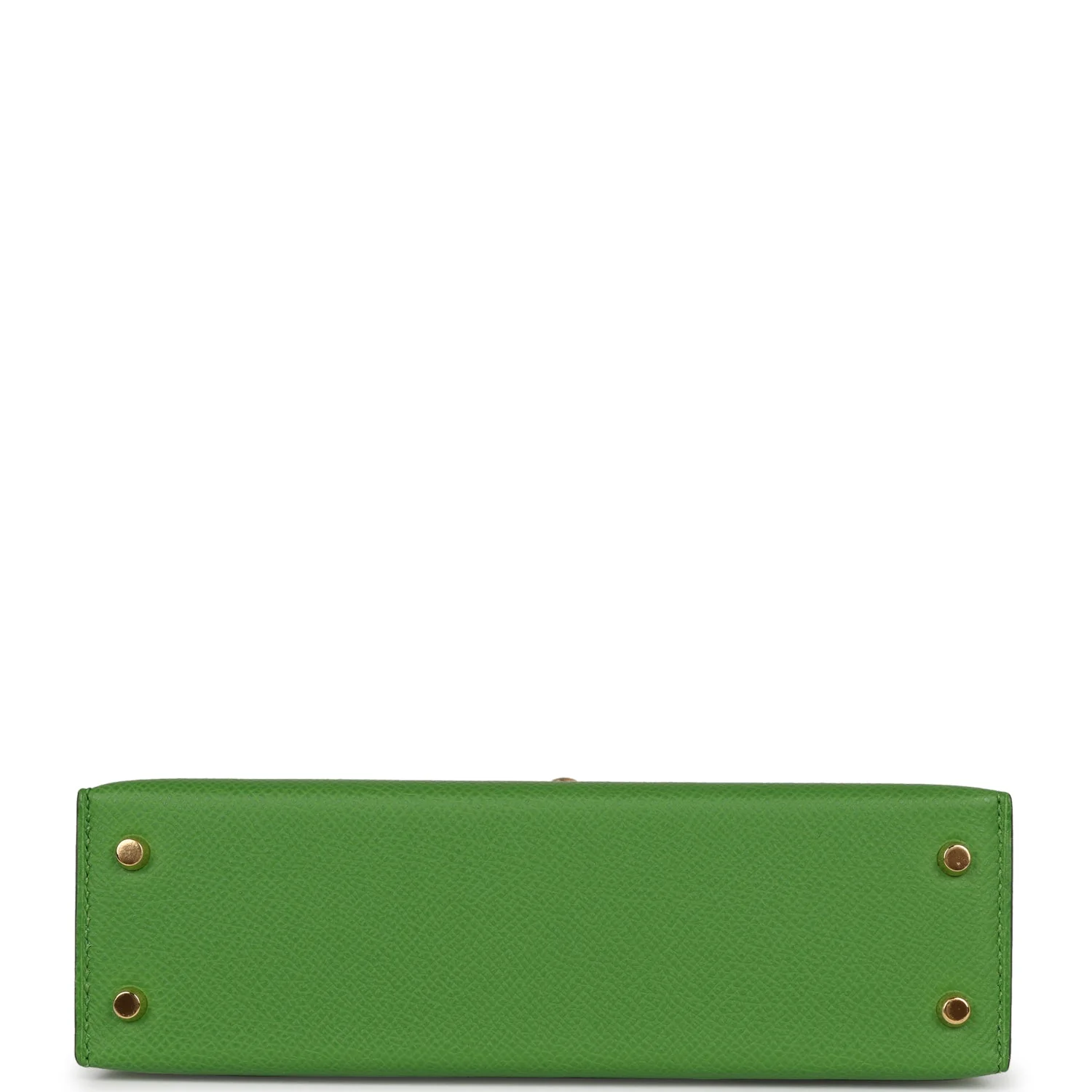 Replicate Hermes Kelly Sellier 20 Vert Yucca Epsom Gold Hardware(1:1 replica)