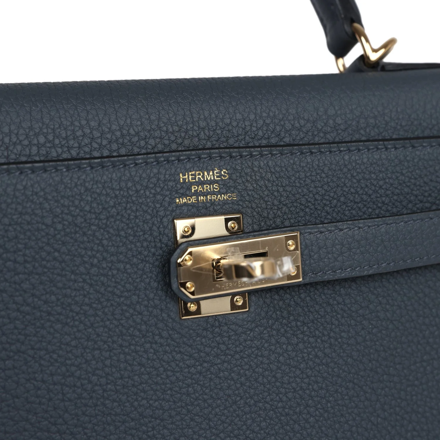 Replicate Hermes Kelly Retourne 25 Gris Misty Togo Permabrass Hardware(1:1 replica)