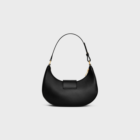 Replicate MEDIUM AVA TRIOMPHE BAG IN SMOOTH CALFSKIN BLACK(1:1 replica)