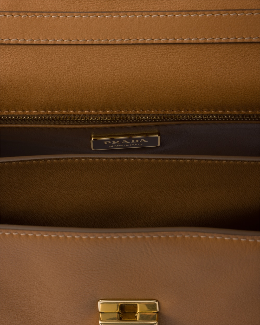 Replicate Prada Soft Sound Medium Leather Shoulder Bag(1:1 replica)