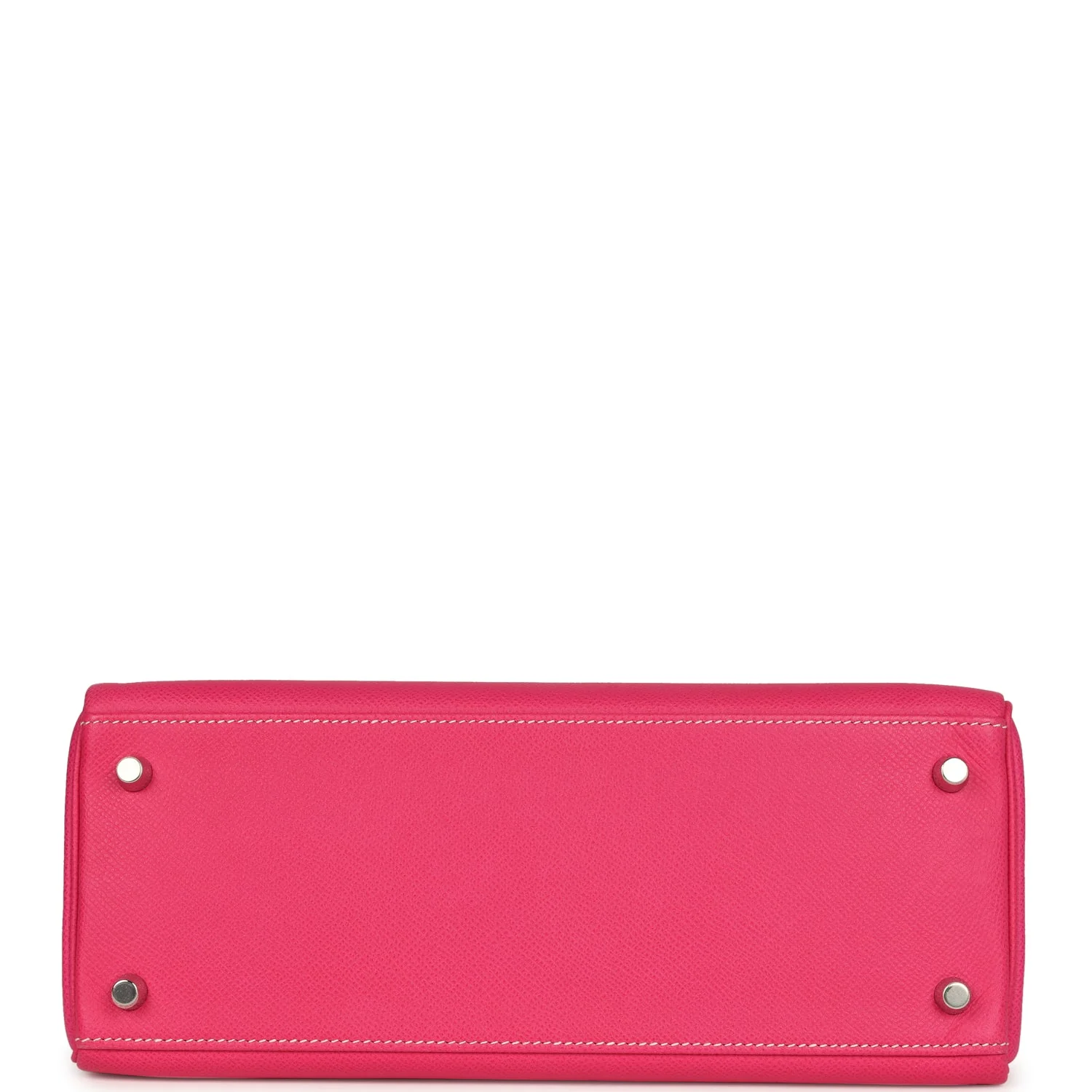 Replicate Hermes Kelly Retourne 28 Rose Tyrien Candy Epsom Palladium Hardware(1:1 replica)