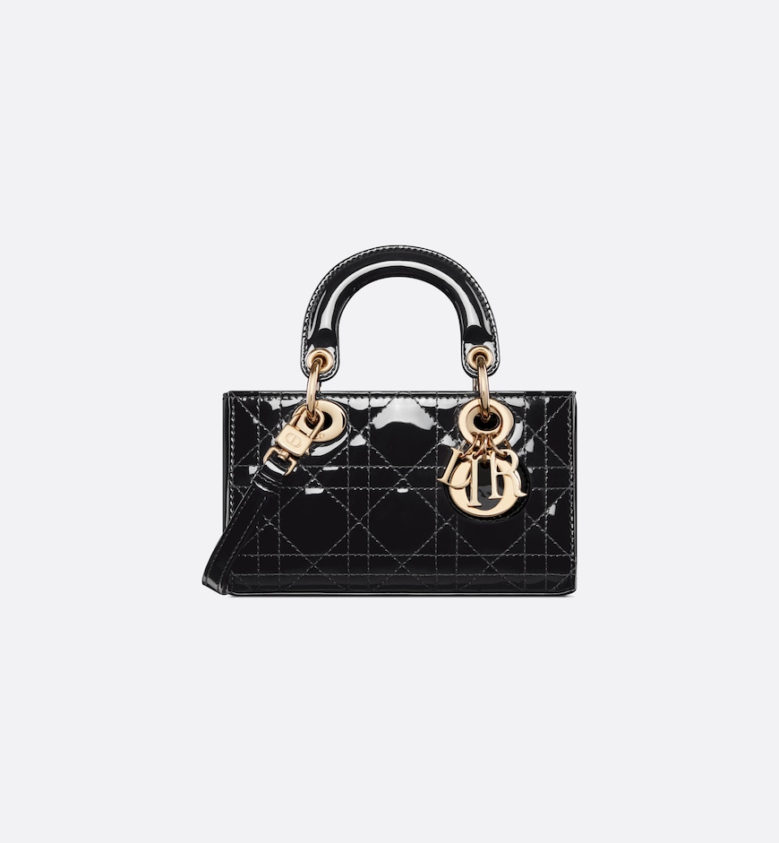 Replicate Dior Lady D-Joy Micro Bag– Patent Leather(1:1 replica)