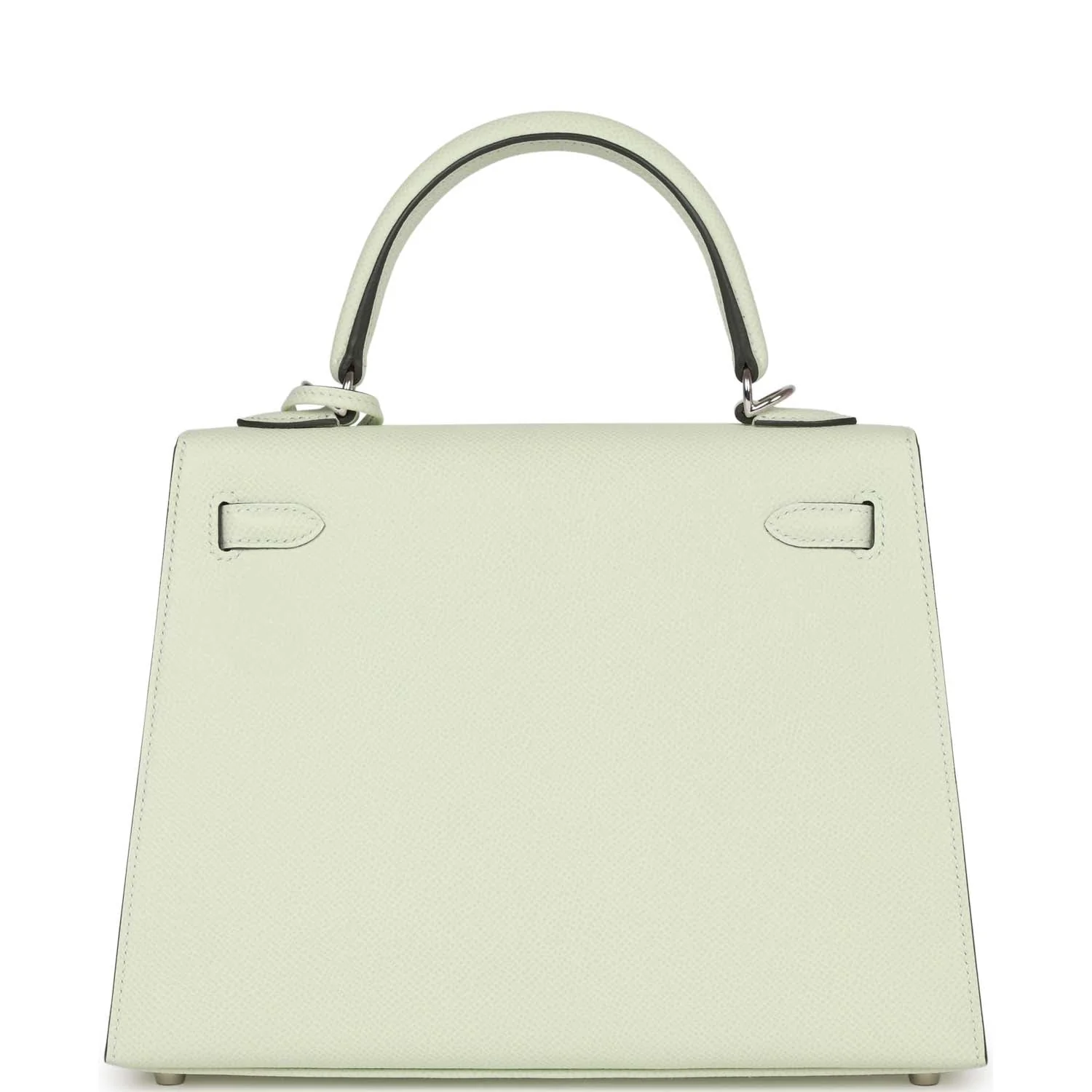 Replicate Hermes Kelly Sellier 25 Vert Fizz Epsom Palladium Hardware(1:1 replica)