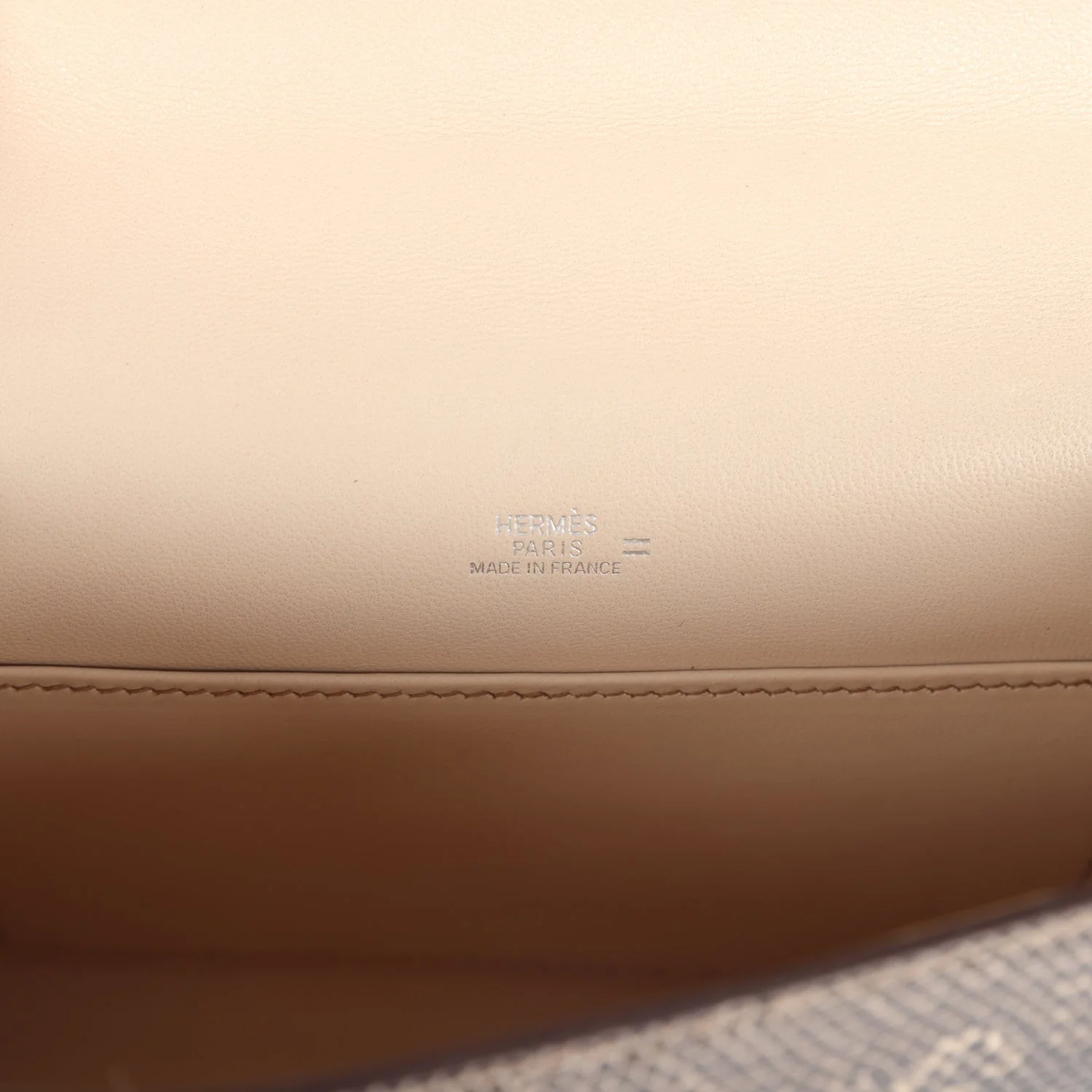 Replicate Hermes Kelly Pochette Desert Varanus Salvator Lizard Palladium Hardware(1:1 replica)