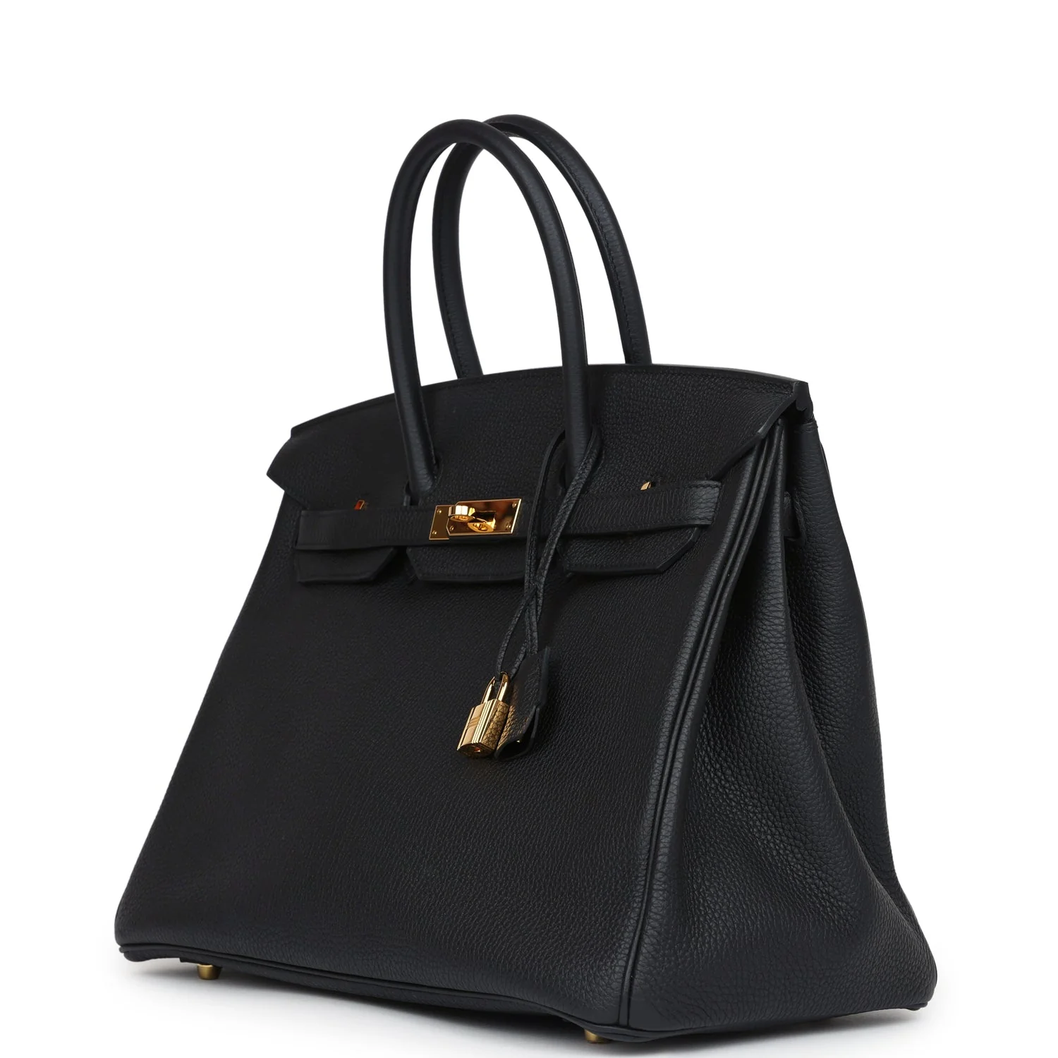Replicate Hermes Birkin 35 Black Togo Gold Hardware(1:1 replica)
