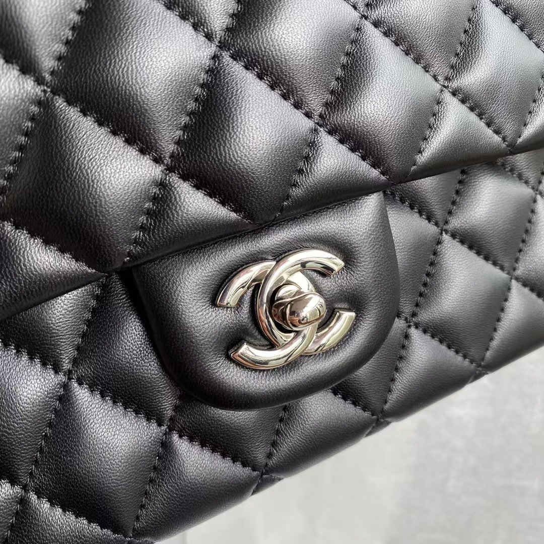 Replicate Chanel Classic 11.12 Handbag Silver Hardware(1:1 replica)