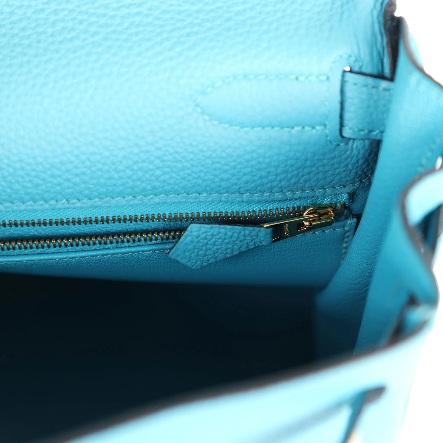 Replicate Hermes Kelly Retourne 28 Turquoise Togo Gold Hardware(1:1 replica)